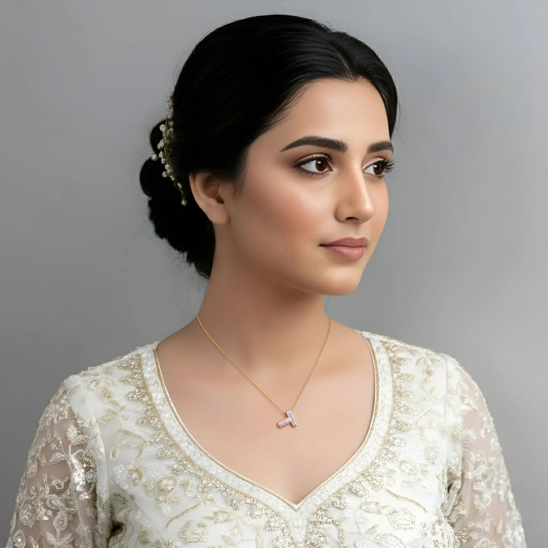 Gold Plated T Shaped Locket