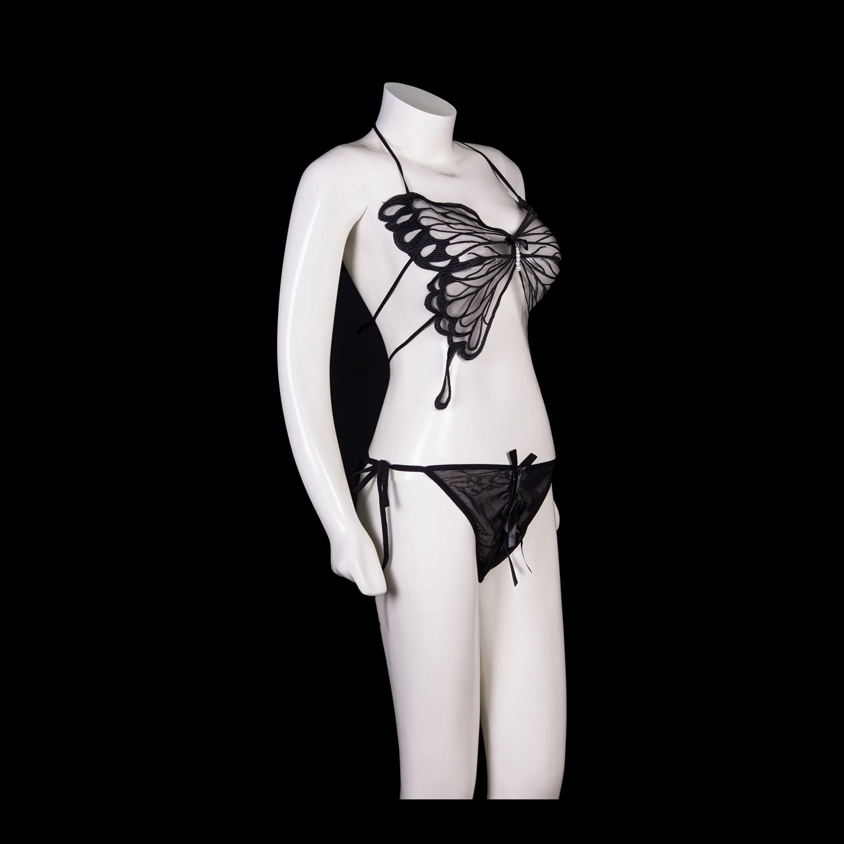 Butterfly Wing Sheer Lingerie Set