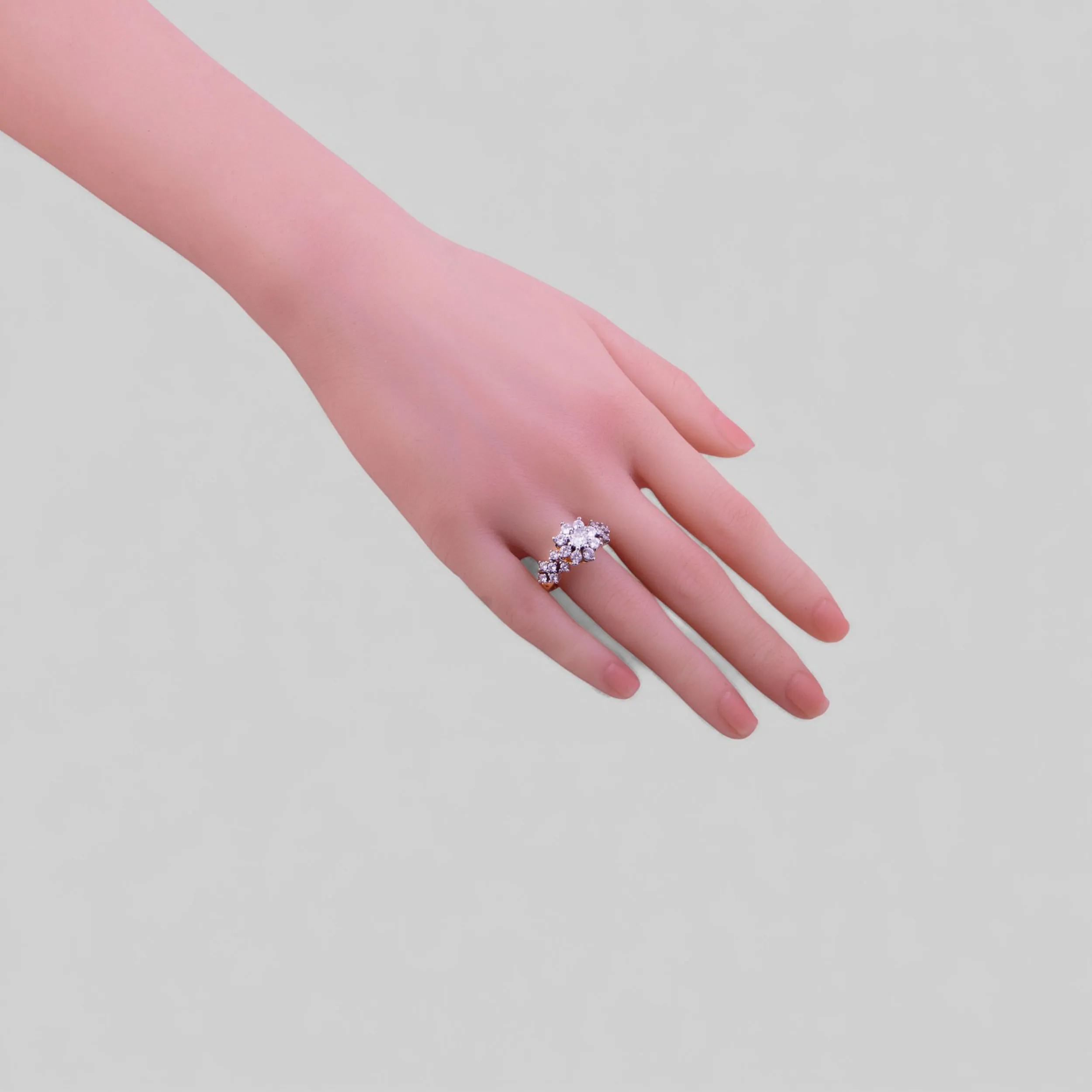 Sterling Silver Diamond Tone Pendant Set