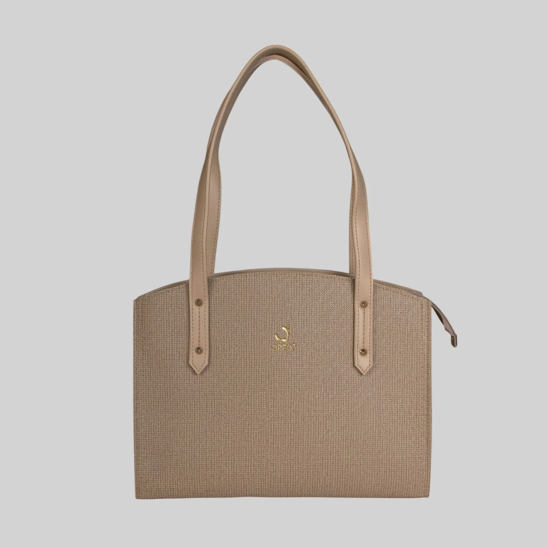 Opea Black Color Top Handle Shoulder Bag