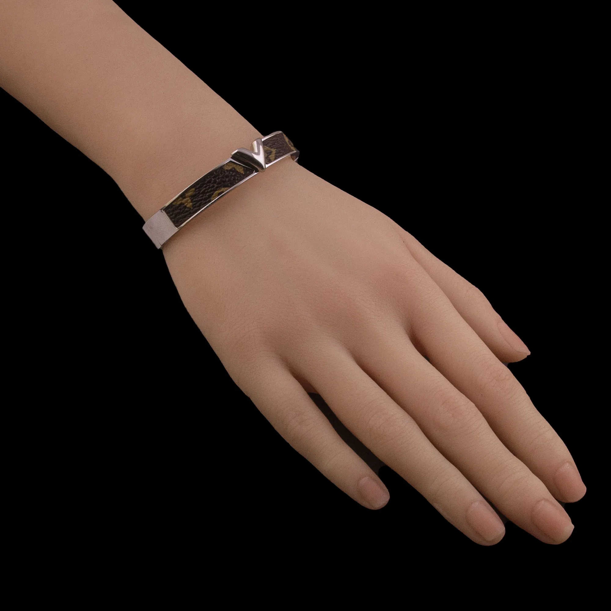 Stainless Steel V Shape Cuff Bracelet