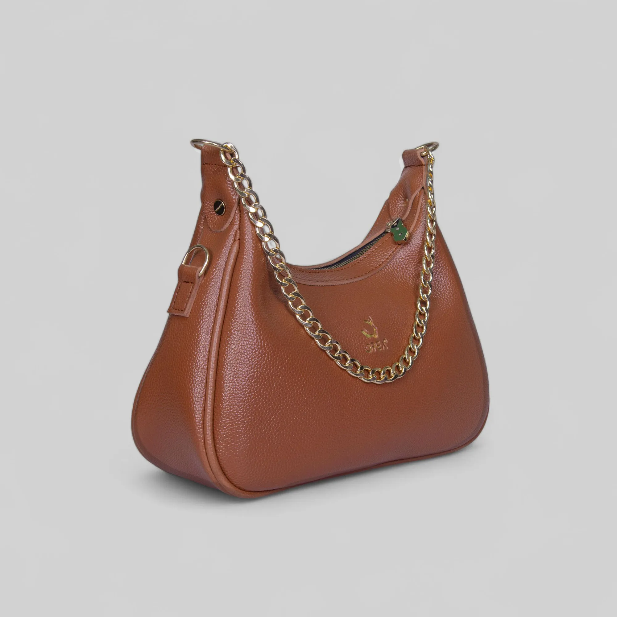 Classic Leather Chain Shoulder Bag