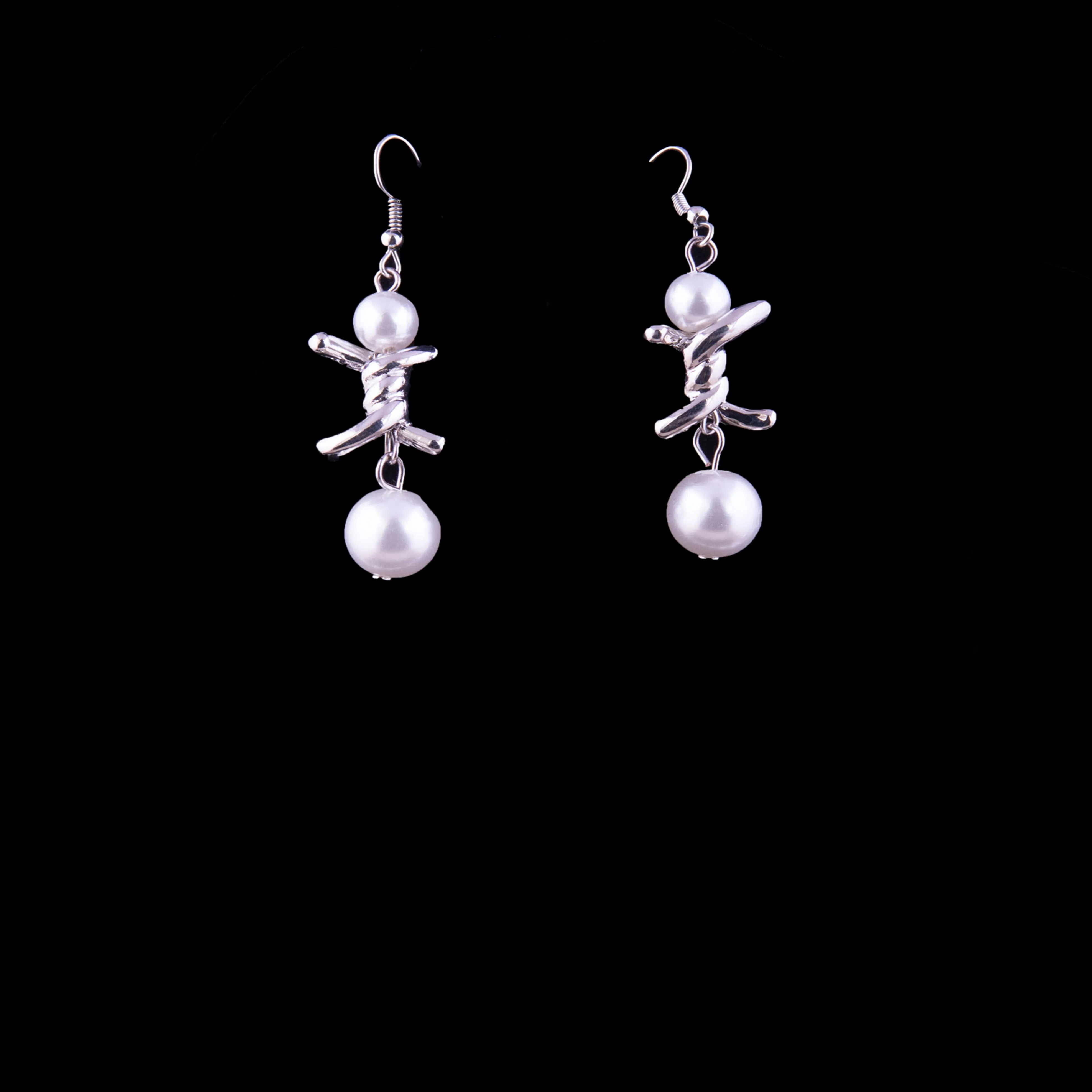 Wedding Imitation Pearl Jewelry Set With Bracelet