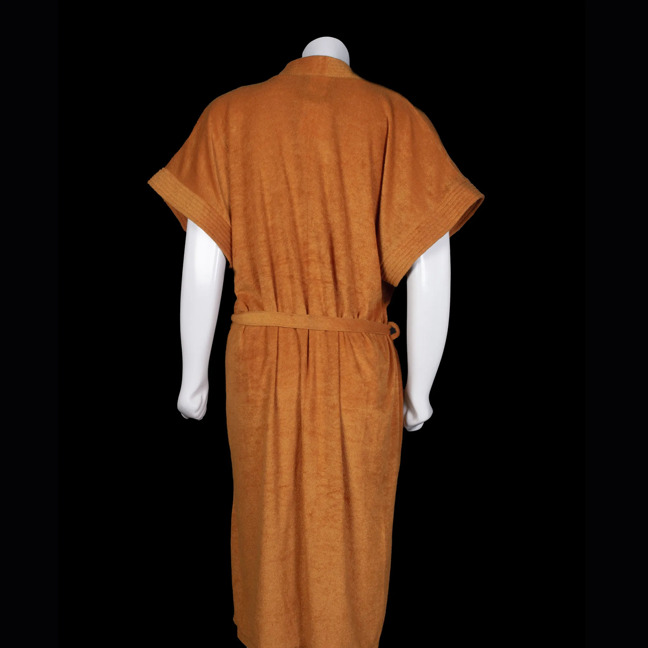 Short Sleeve Terry Cloth Bathrobe