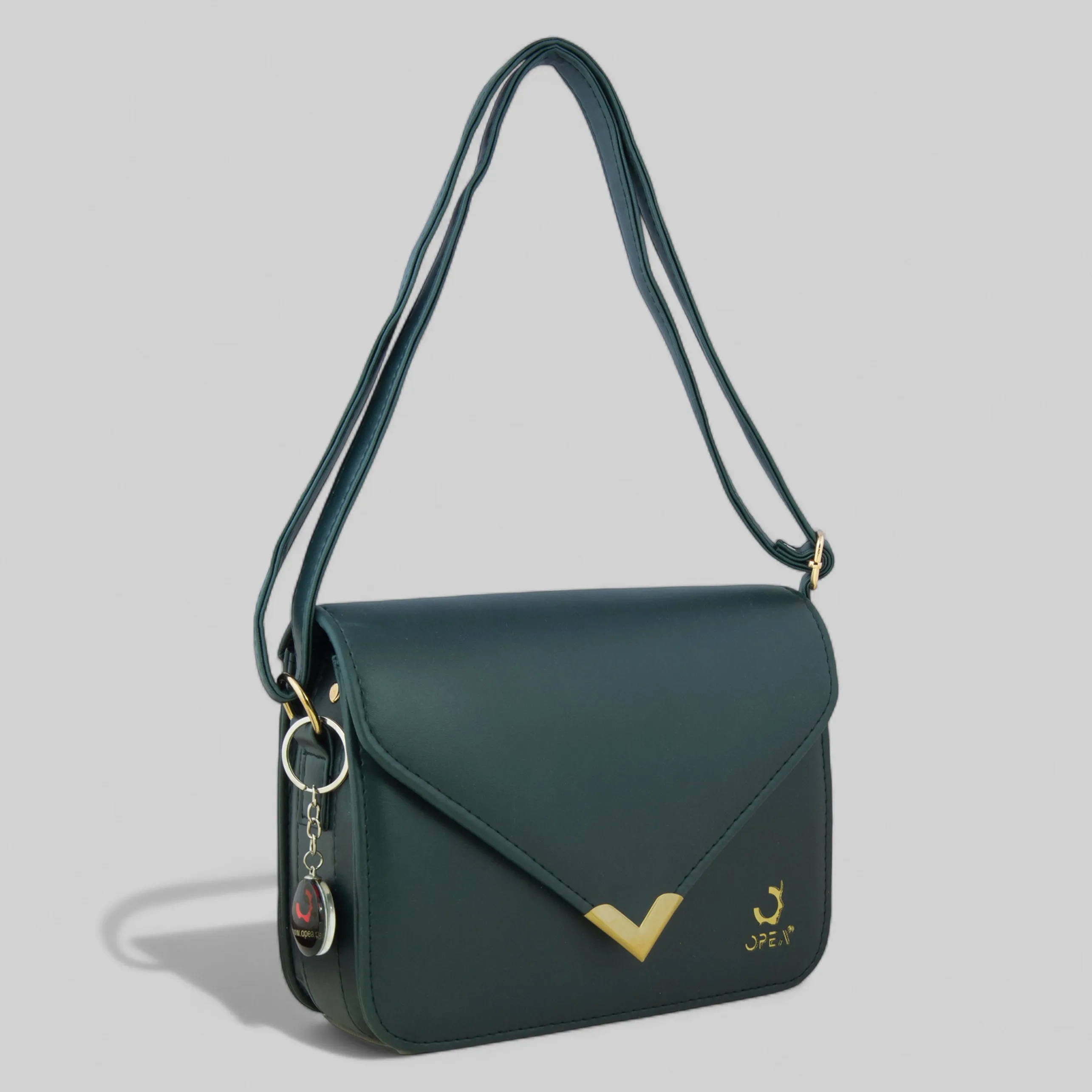 Green Color Opea Casual Crossbody Bag