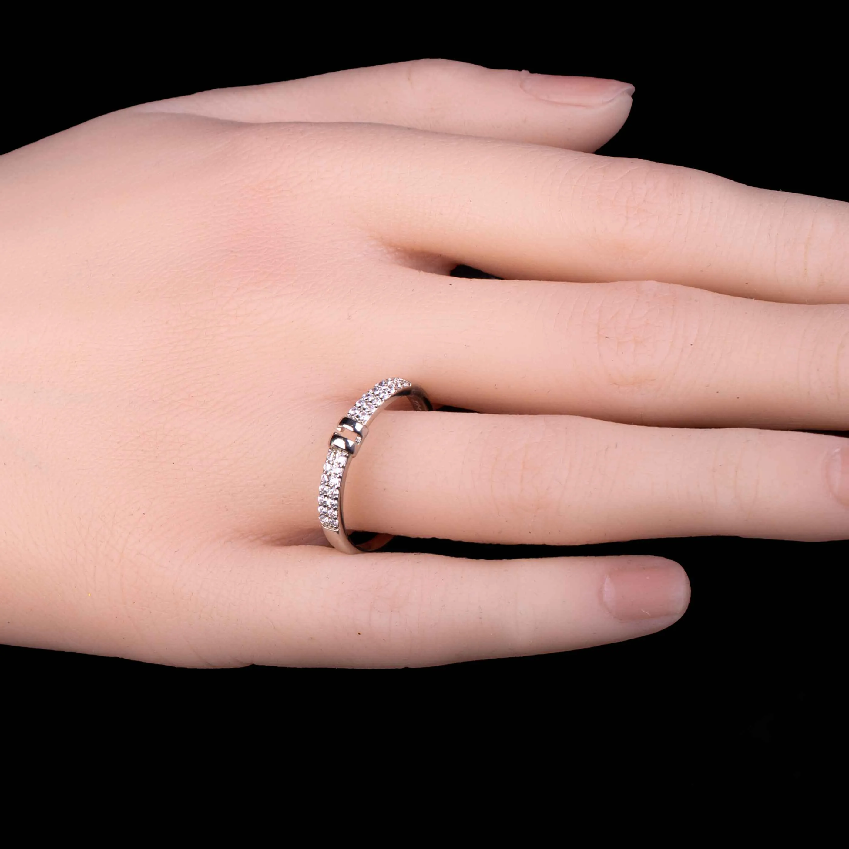 Zircon Studded Ring