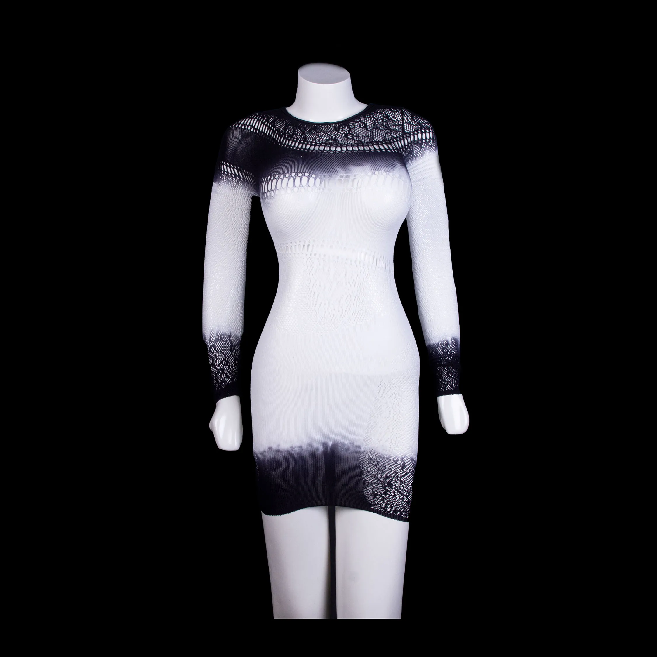 Shadow Fade BodyStocking Mini Dress
