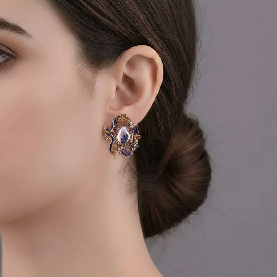 Freshwater Pearls Stud Earrings