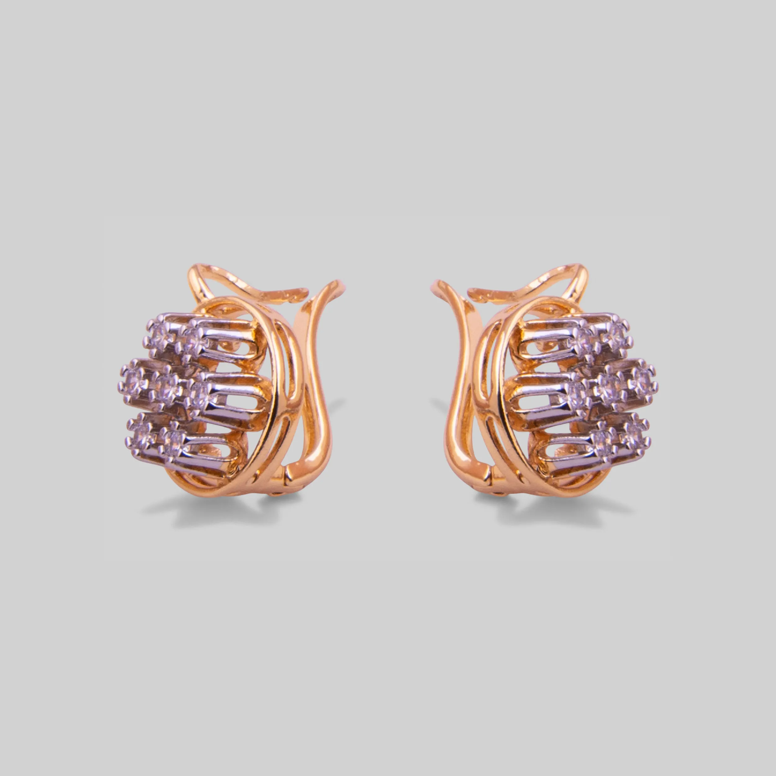 Baguette Cut CZ stones pendant Set