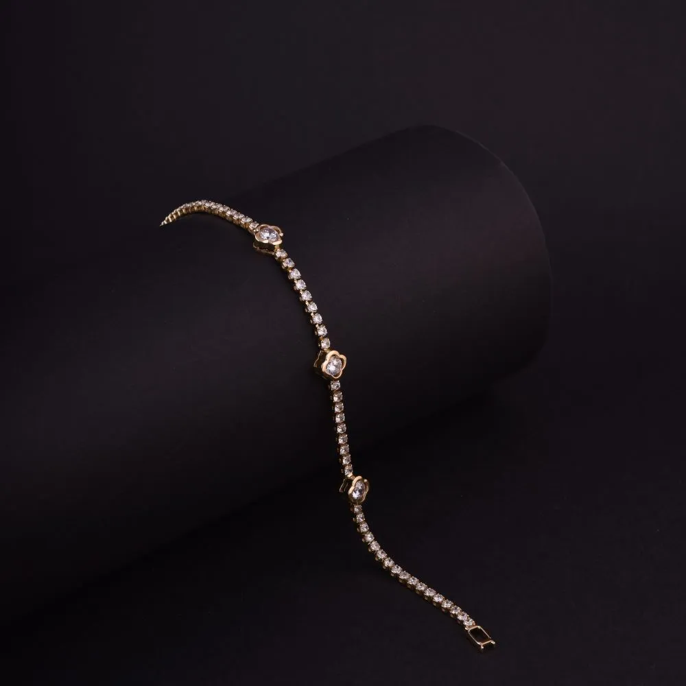Gold Tennis Bracelet