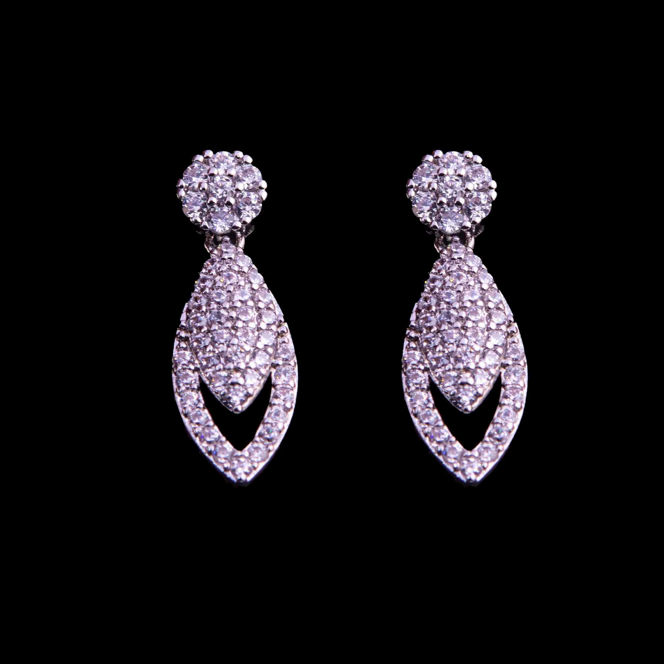 Sterling Silver Necklace Earring Jewelry Set