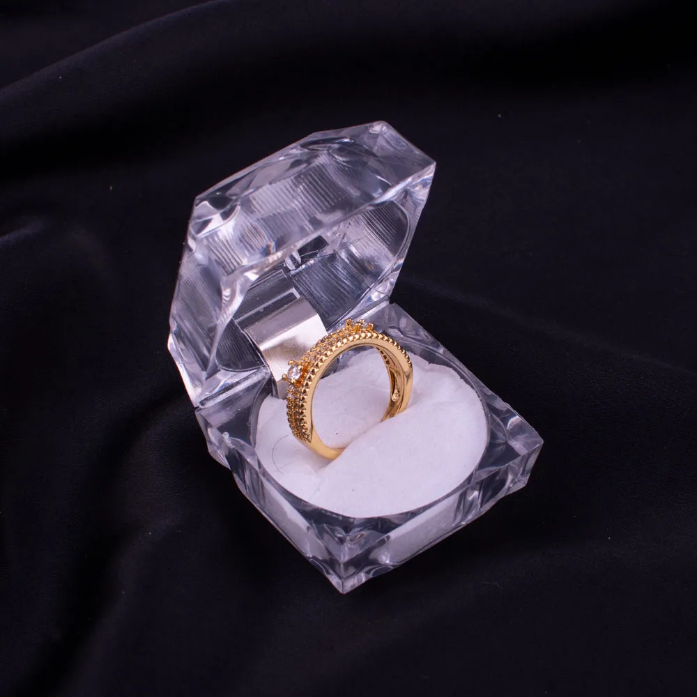 Cubic Zirconia Couple Rings