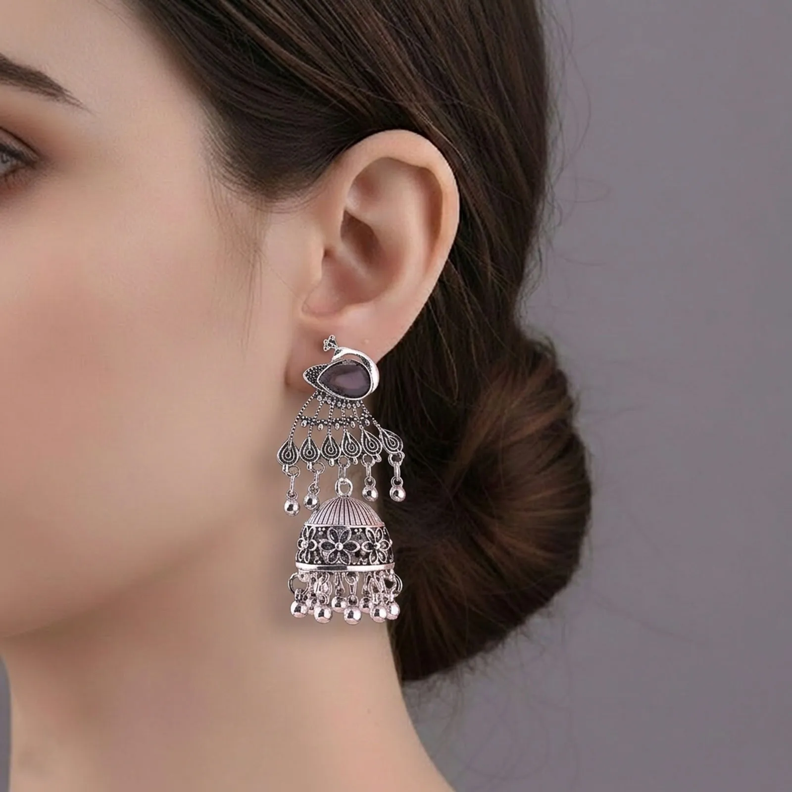 Dangling Bell Shaped Earrings