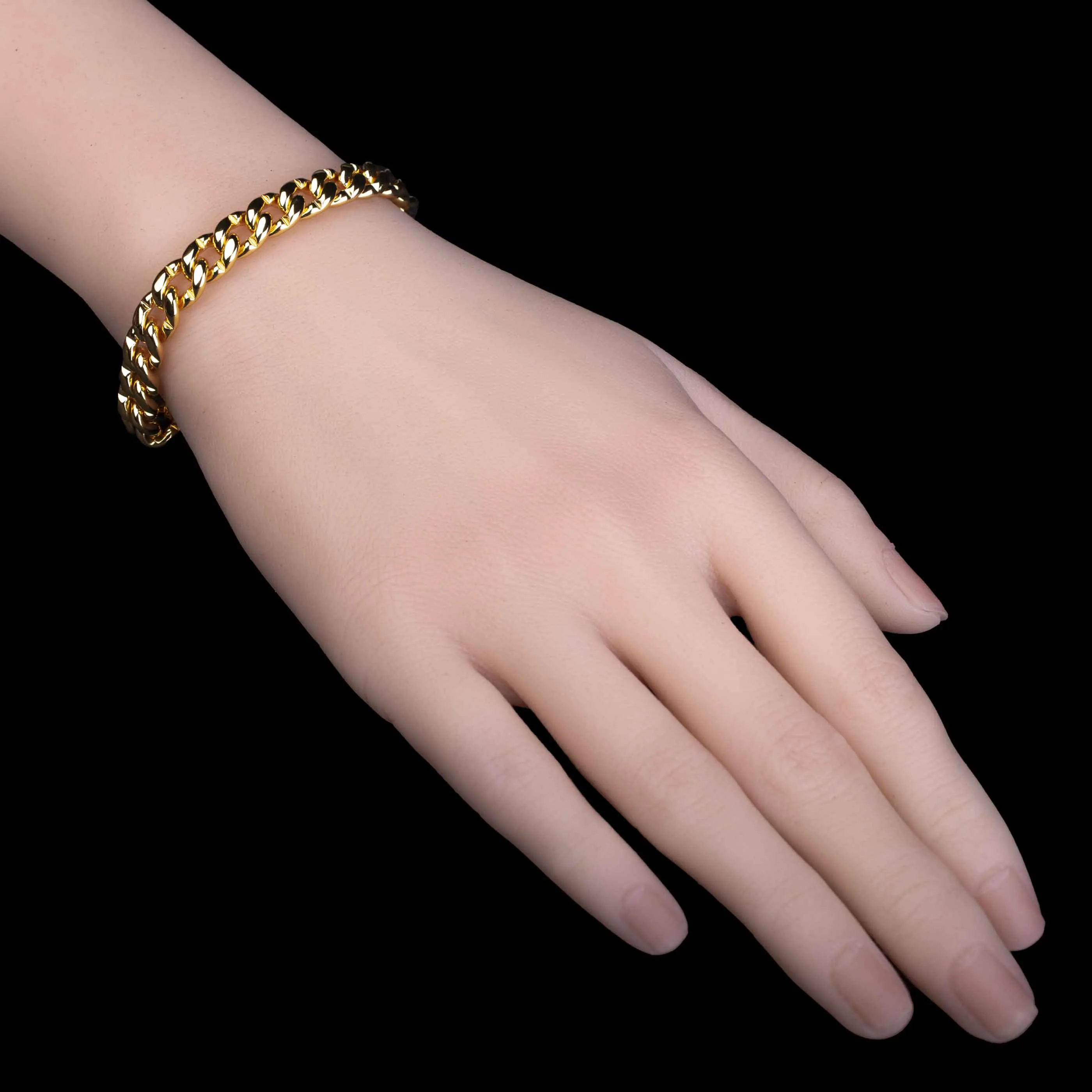 Gold Cuban Chain Bracelet