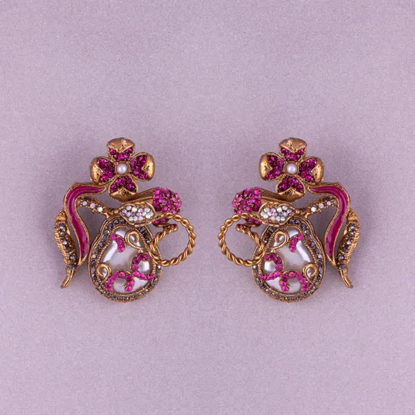 Ethnic Natural Pearls Earrings