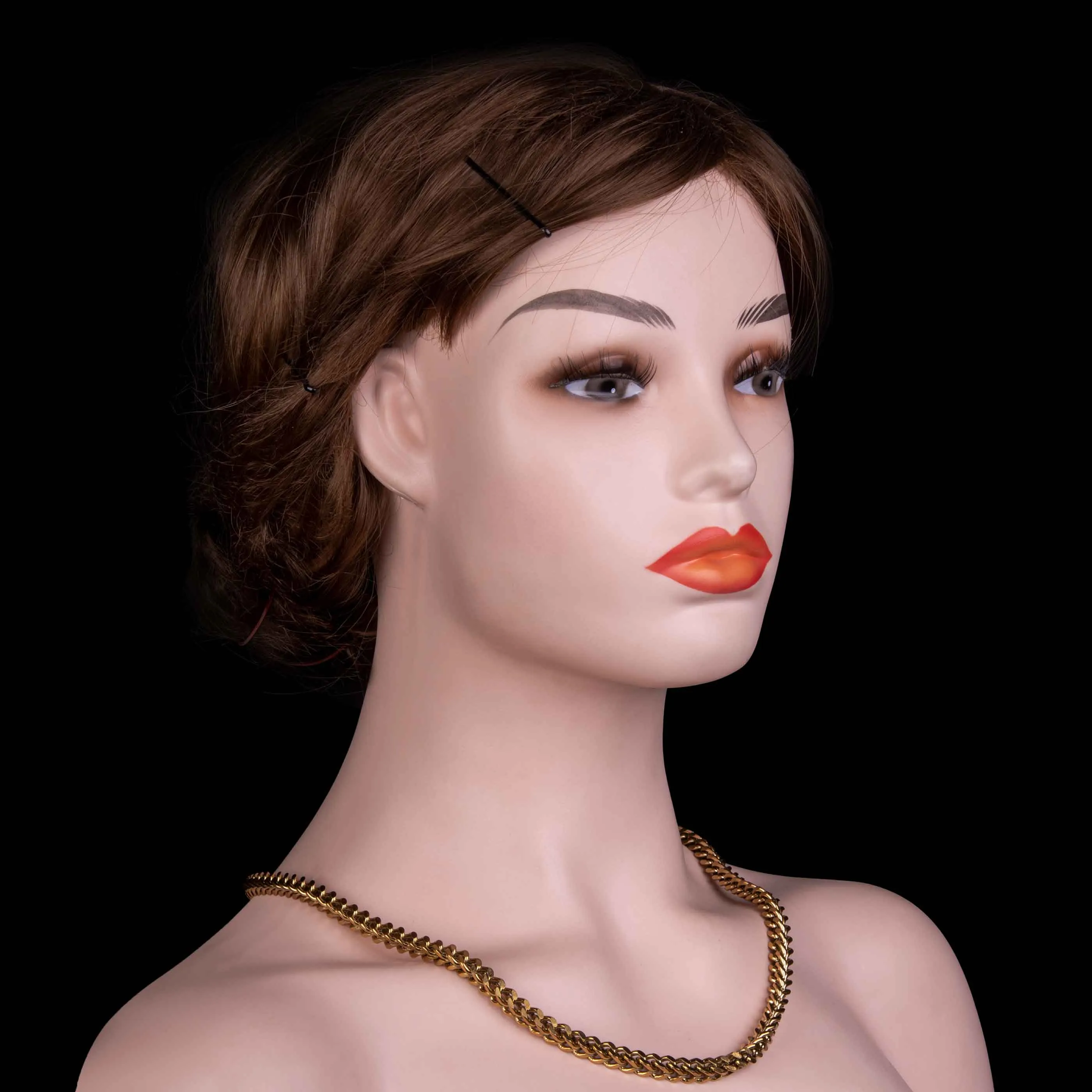 Glossy Gold Weave Curb Chain