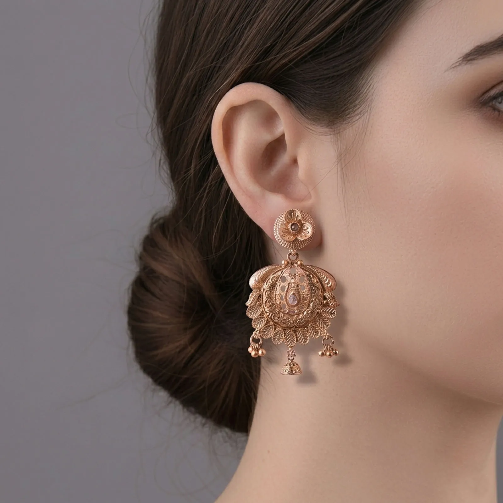 Traditional Gold Plated earrings
