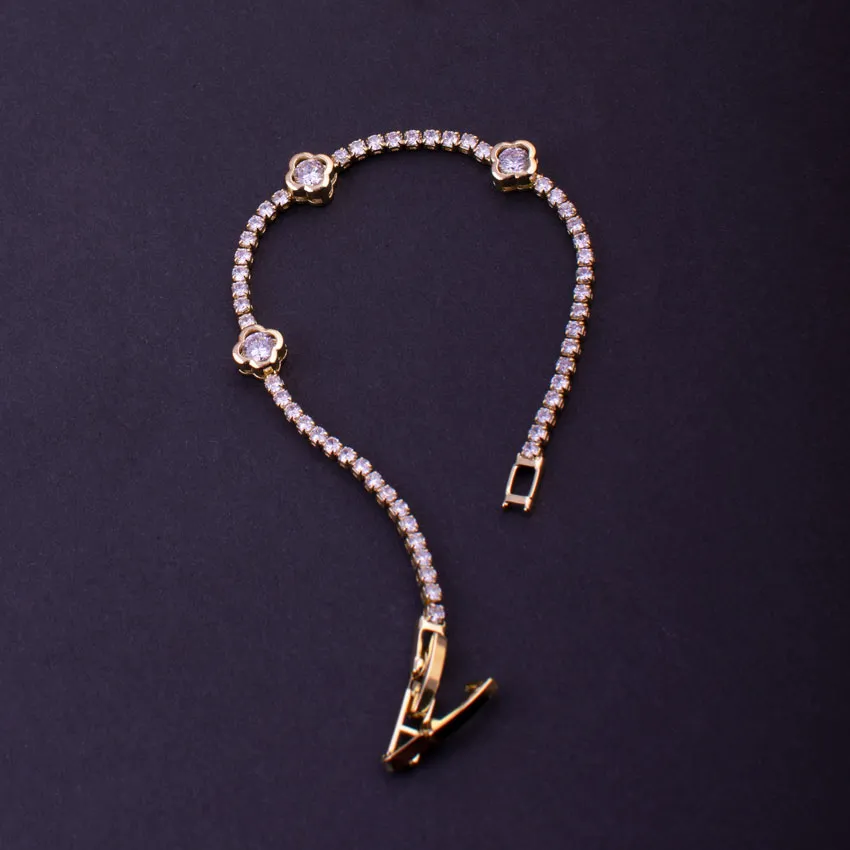 Gold Tennis Bracelet