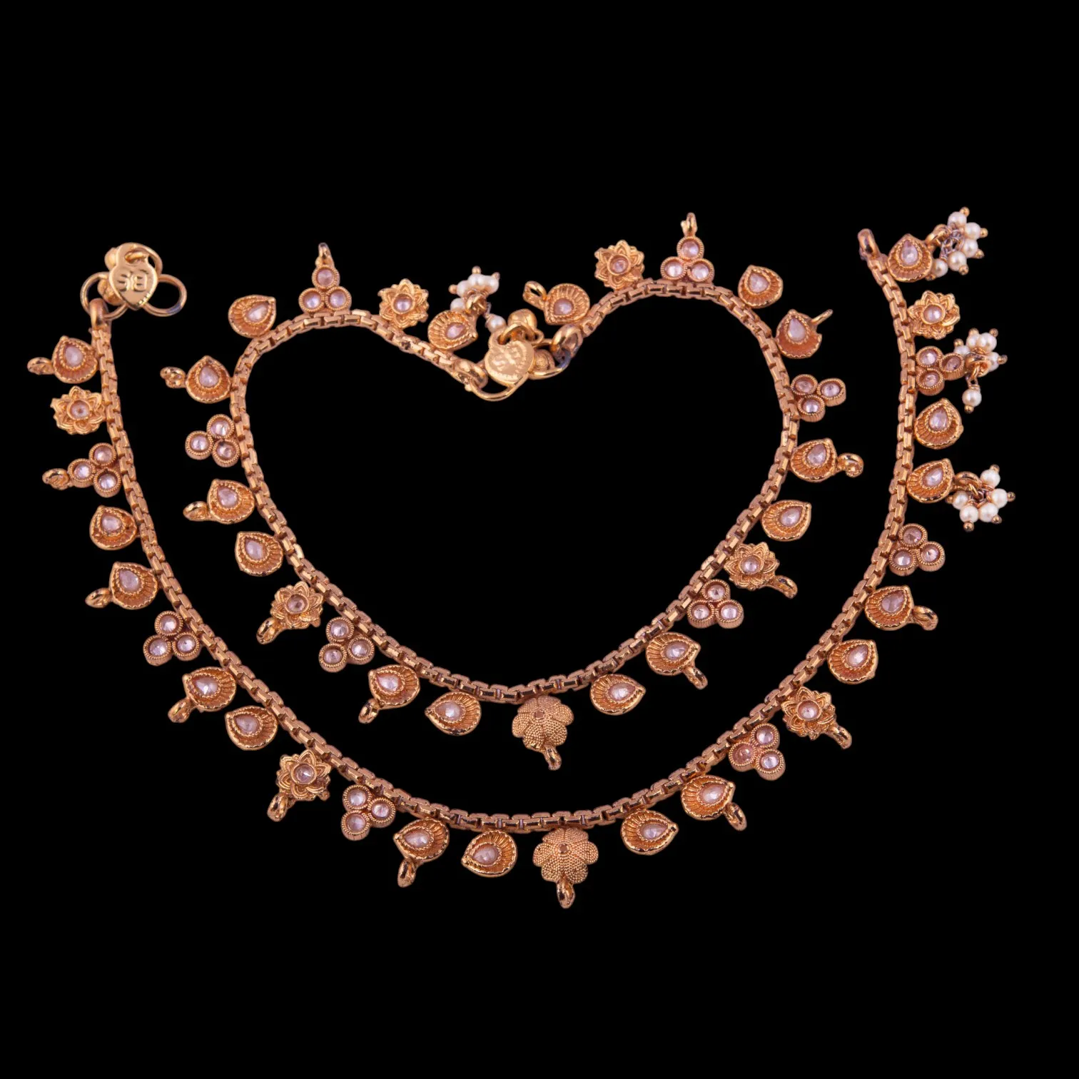 Traditional Indian Anklets Pair