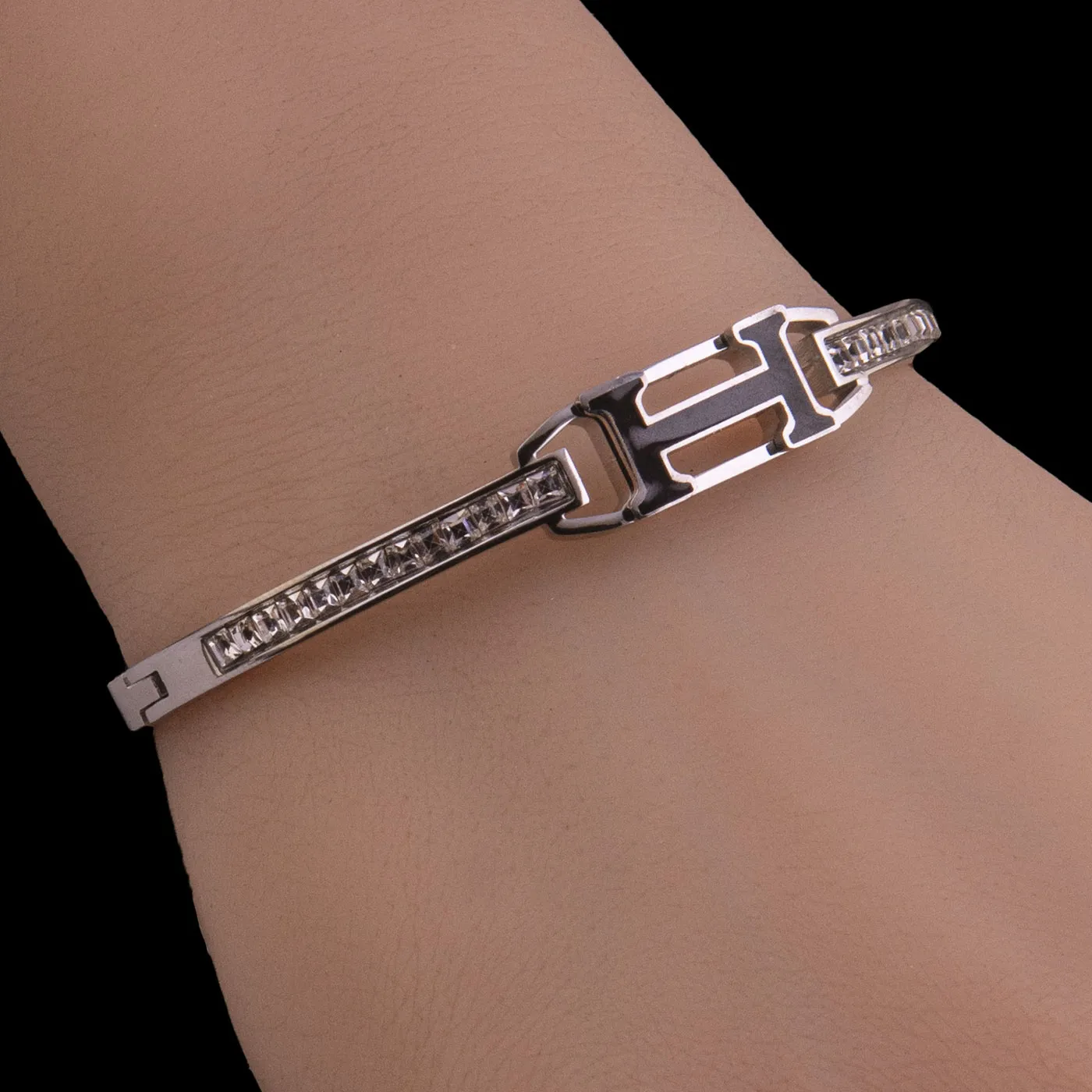 Signature H Cuff Bracelet