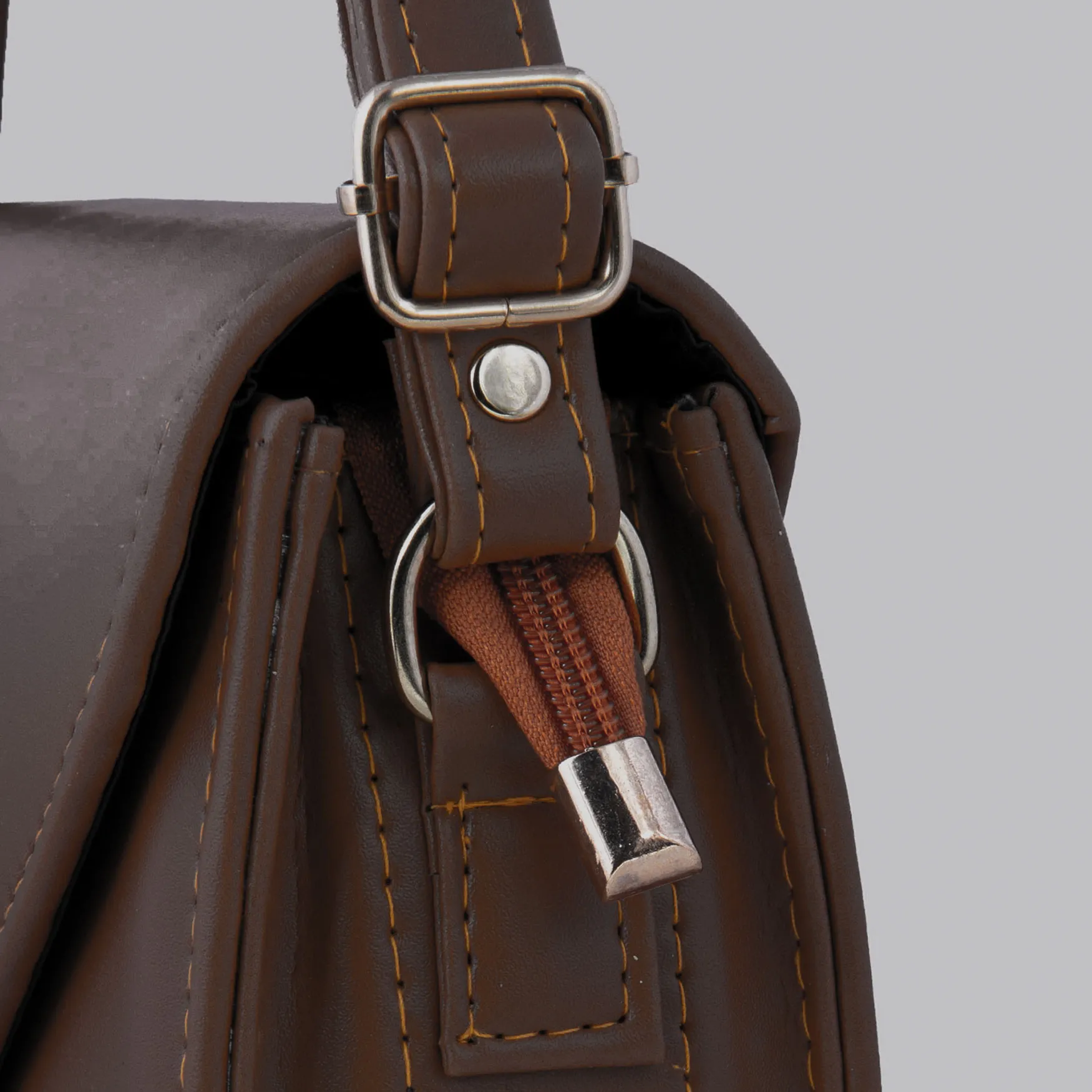 Brown Color Opea Casual Crossbody Bag