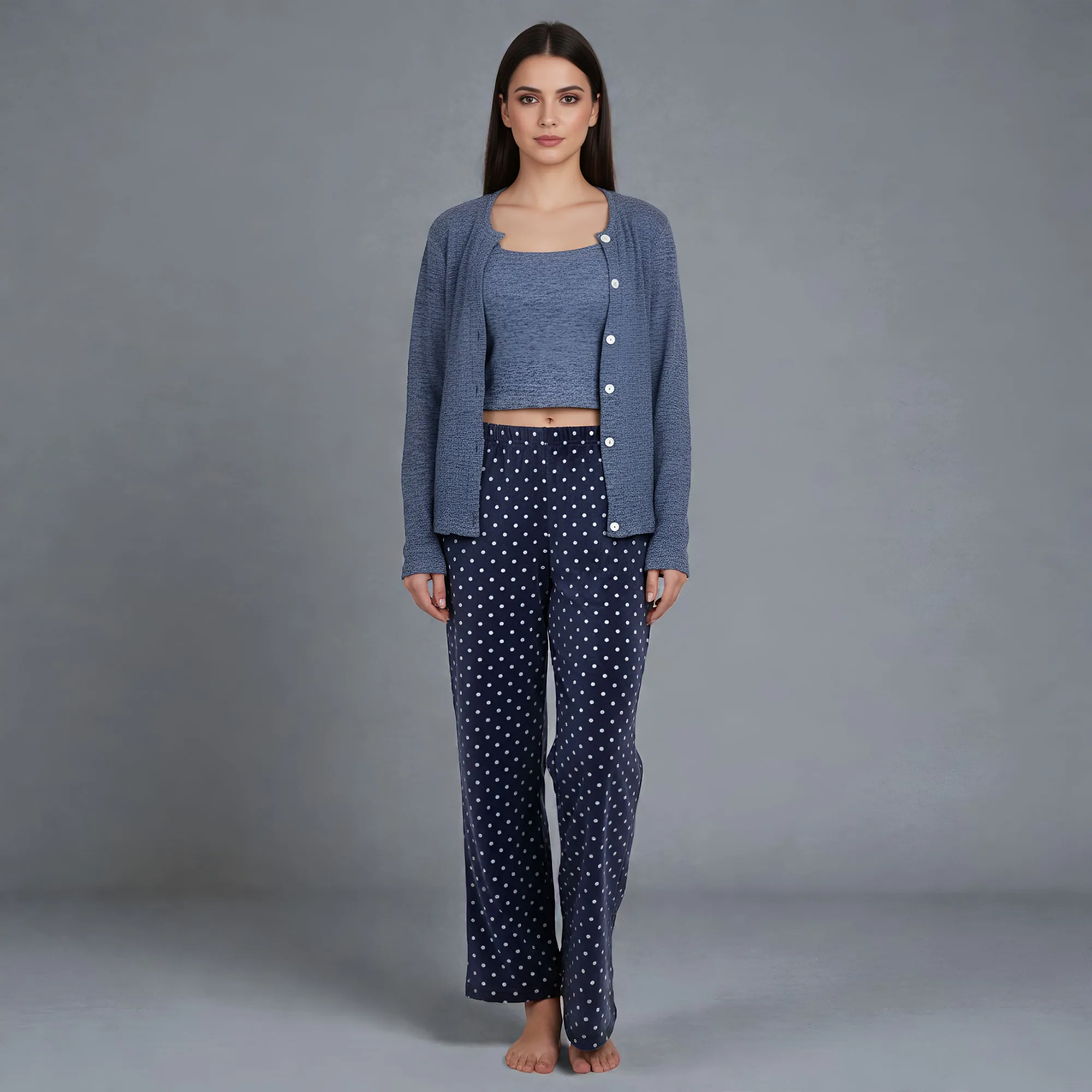 Ladies Night Wear Pajama Set