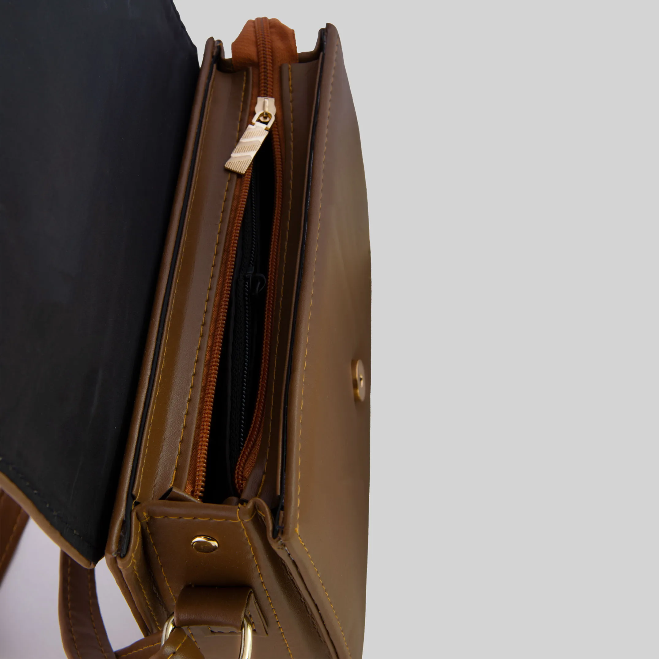 Camel Color Opea Casual Crossbody Bag