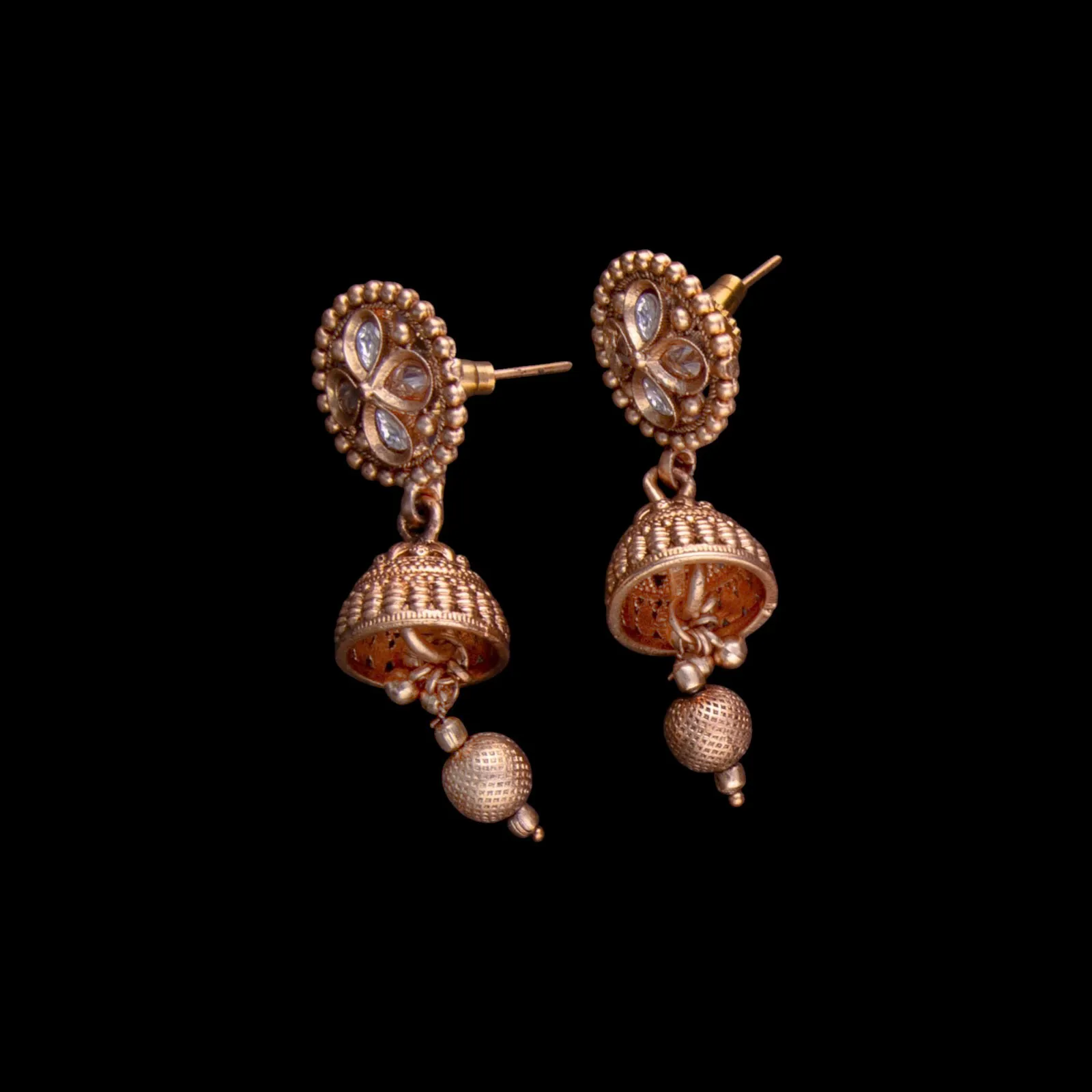 Floral Motif Antique Necklace Set