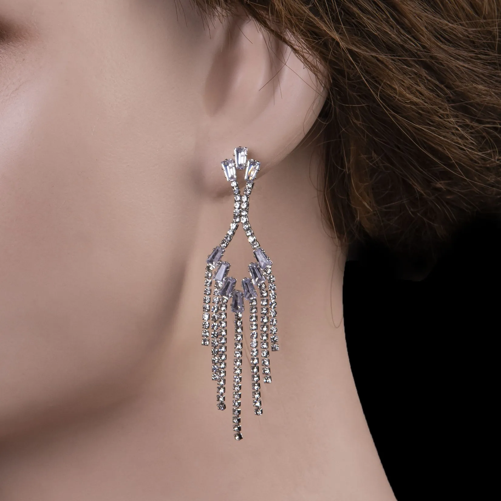 Chandelier Tassel Drop Earrings