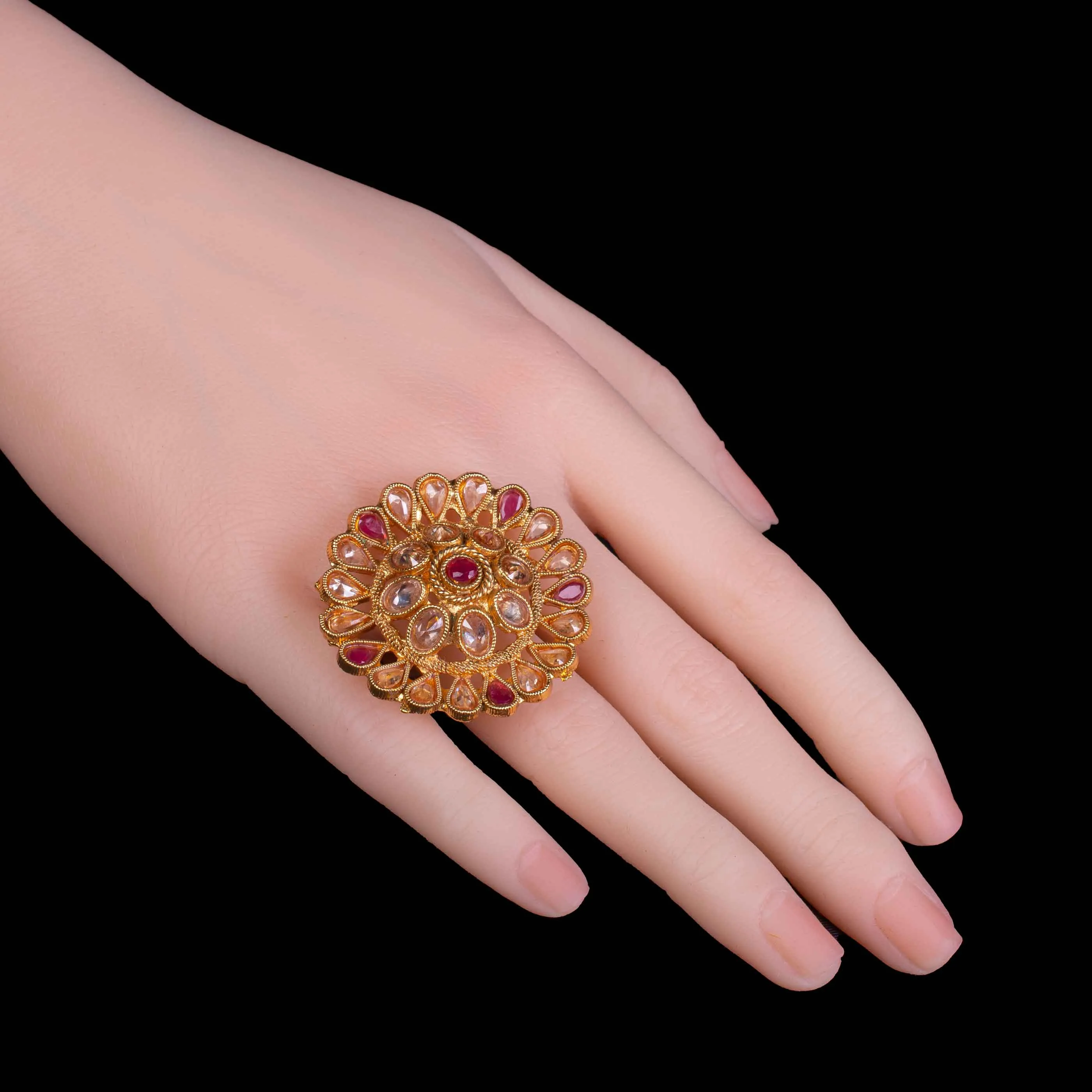 Diamond Studded Classic Ring