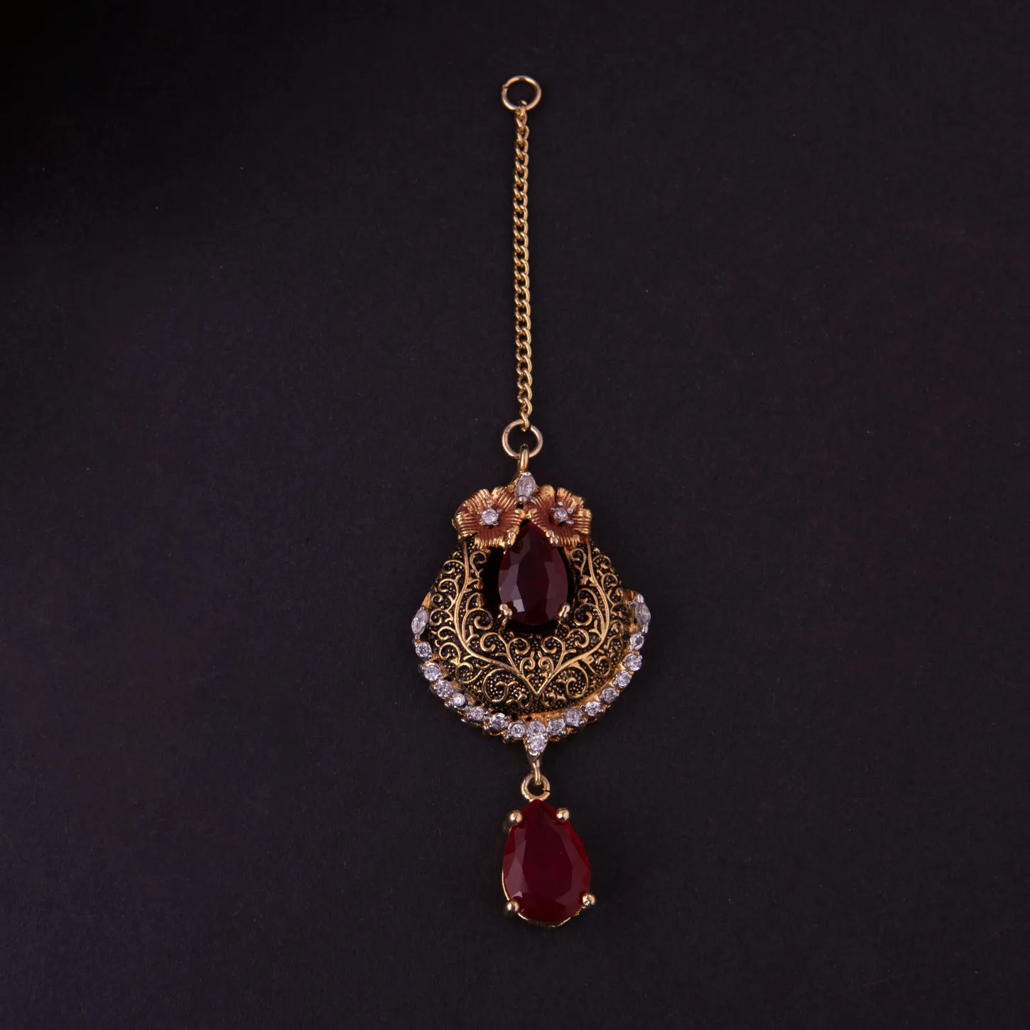 Festive Zircon Necklace Set