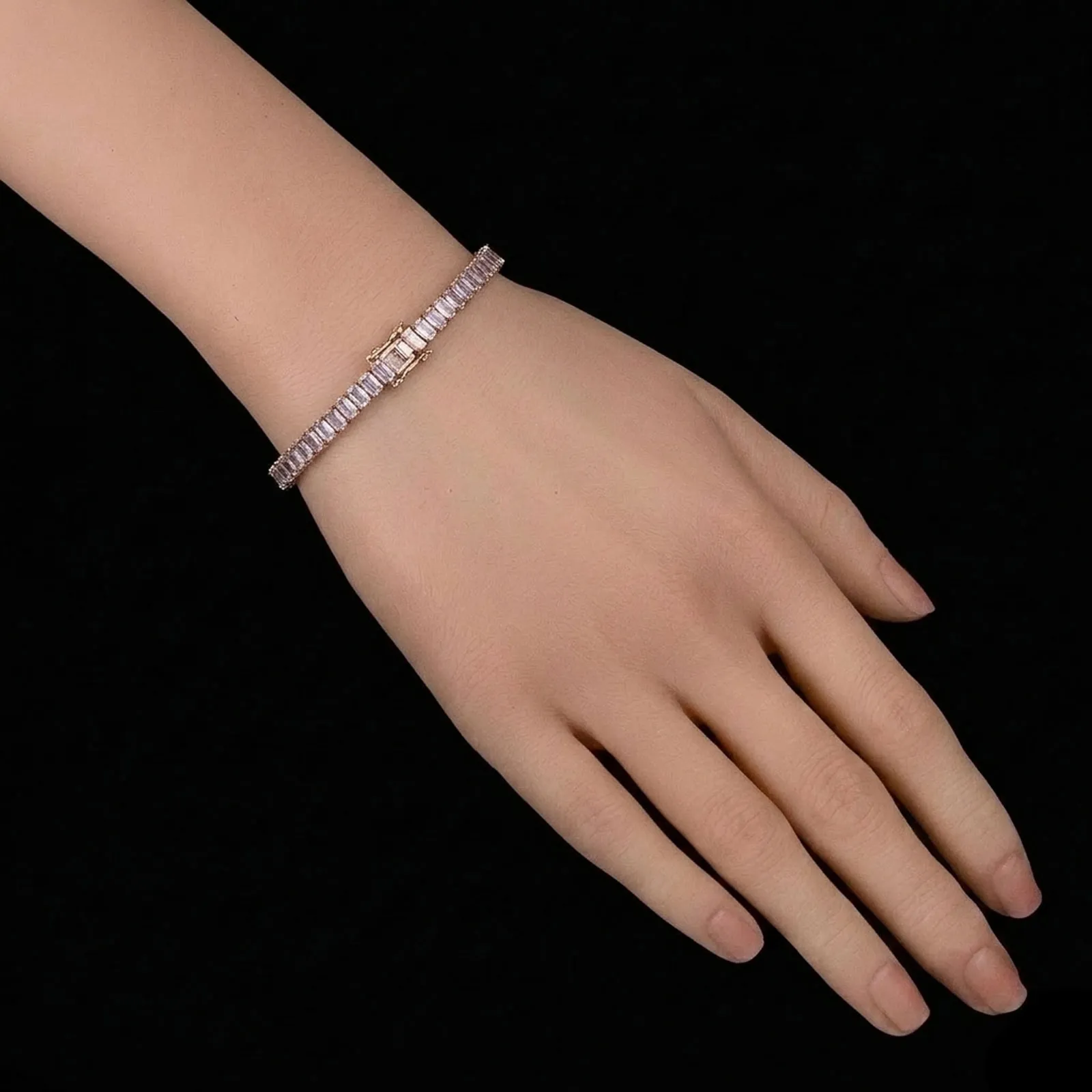Double Row Silver Necklace Set