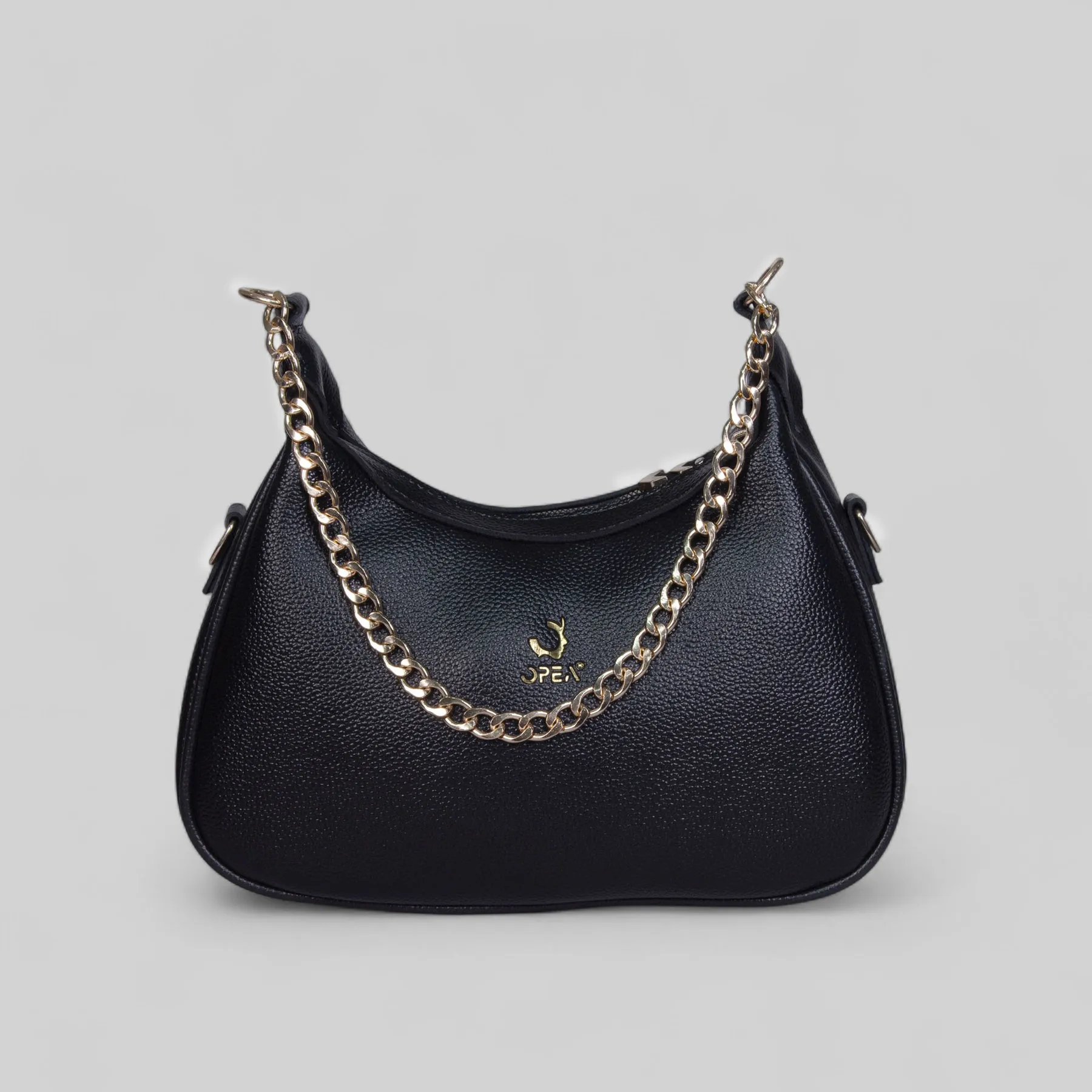 Classic Leather Chain Shoulder Bag