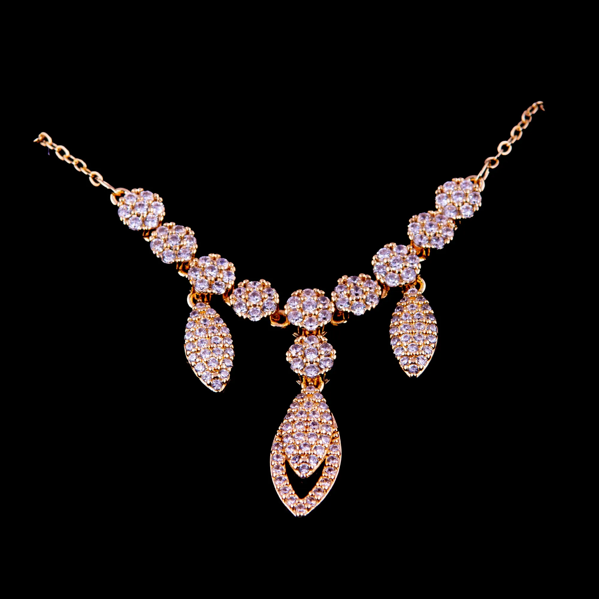 Sterling Silver Necklace Earring Jewelry Set