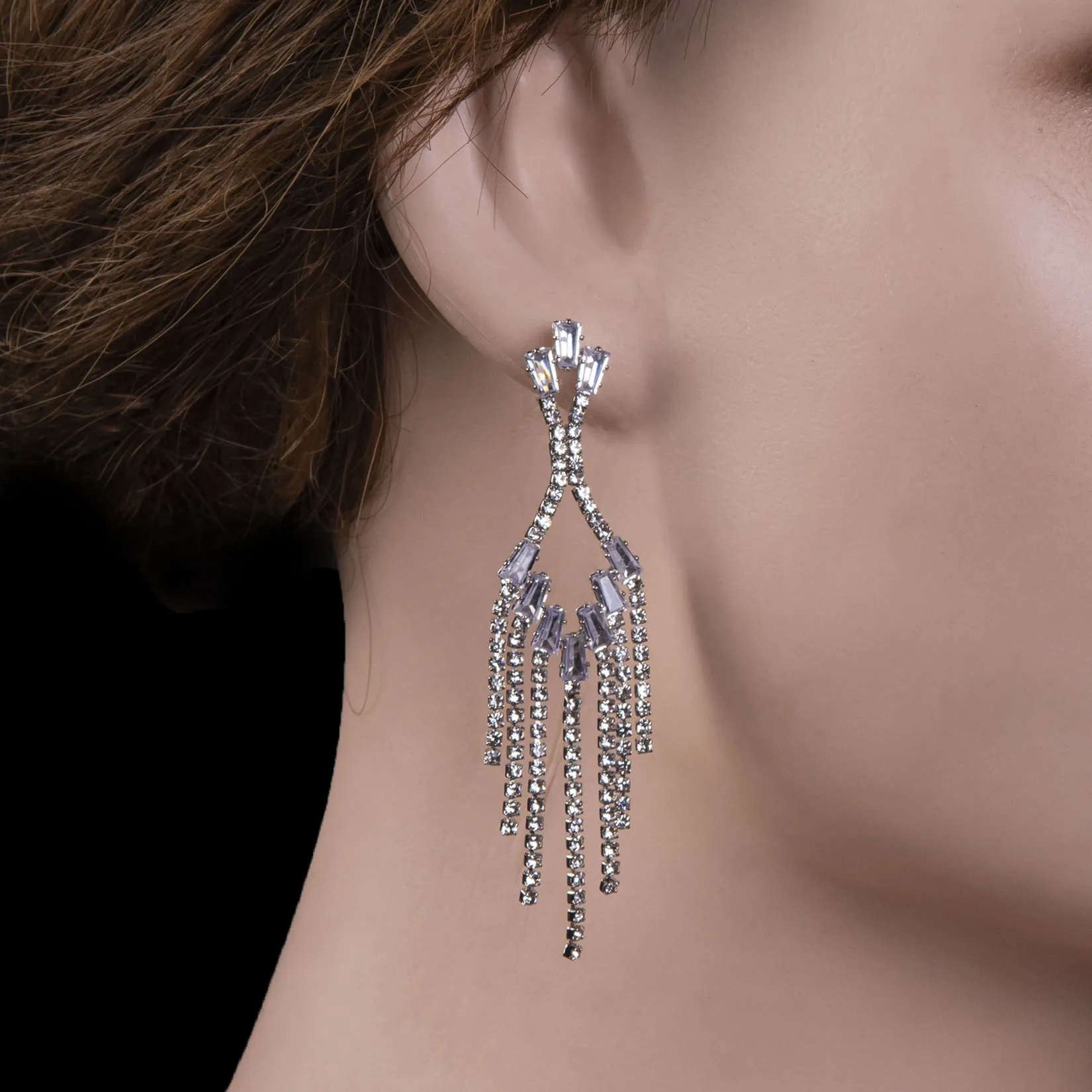 Chandelier Tassel Drop Earrings