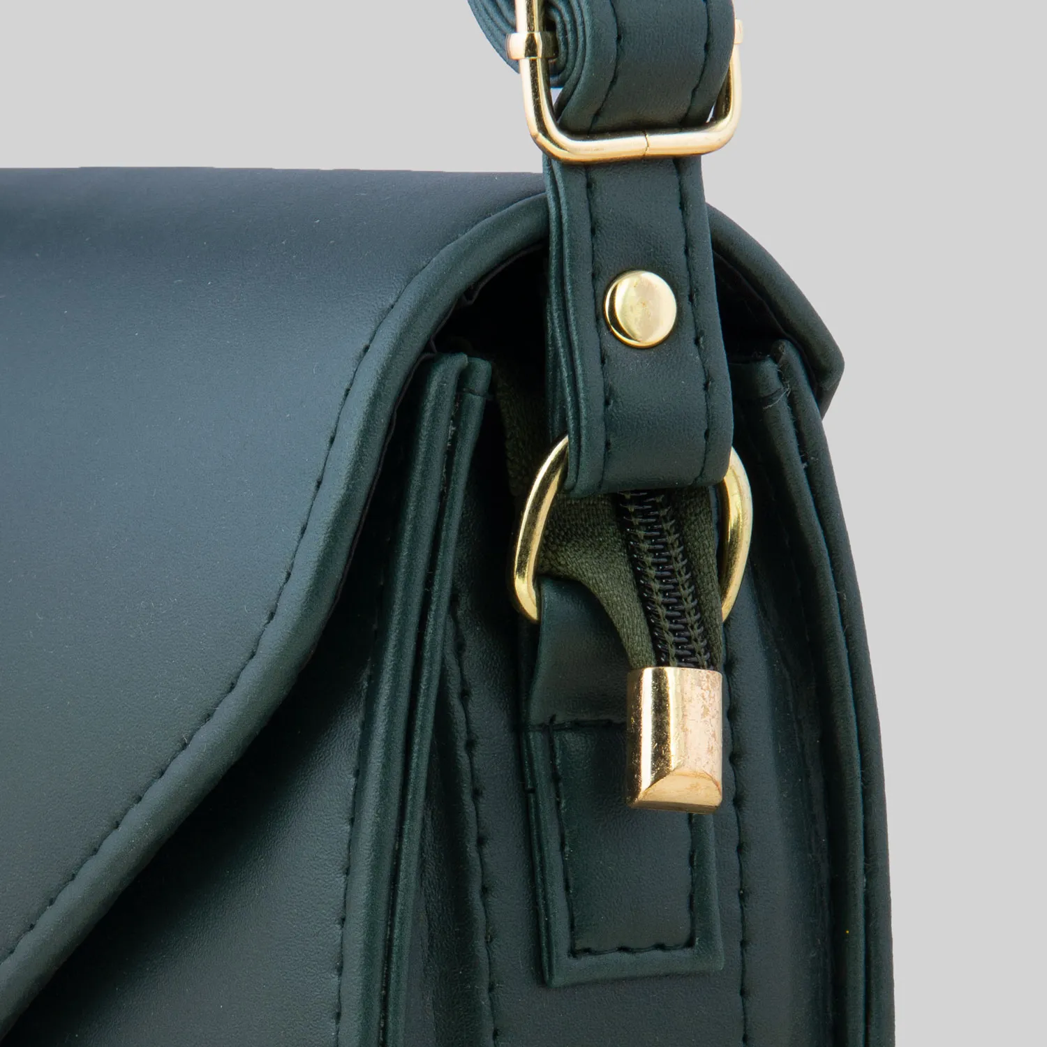 Green Color Opea Casual Crossbody Bag