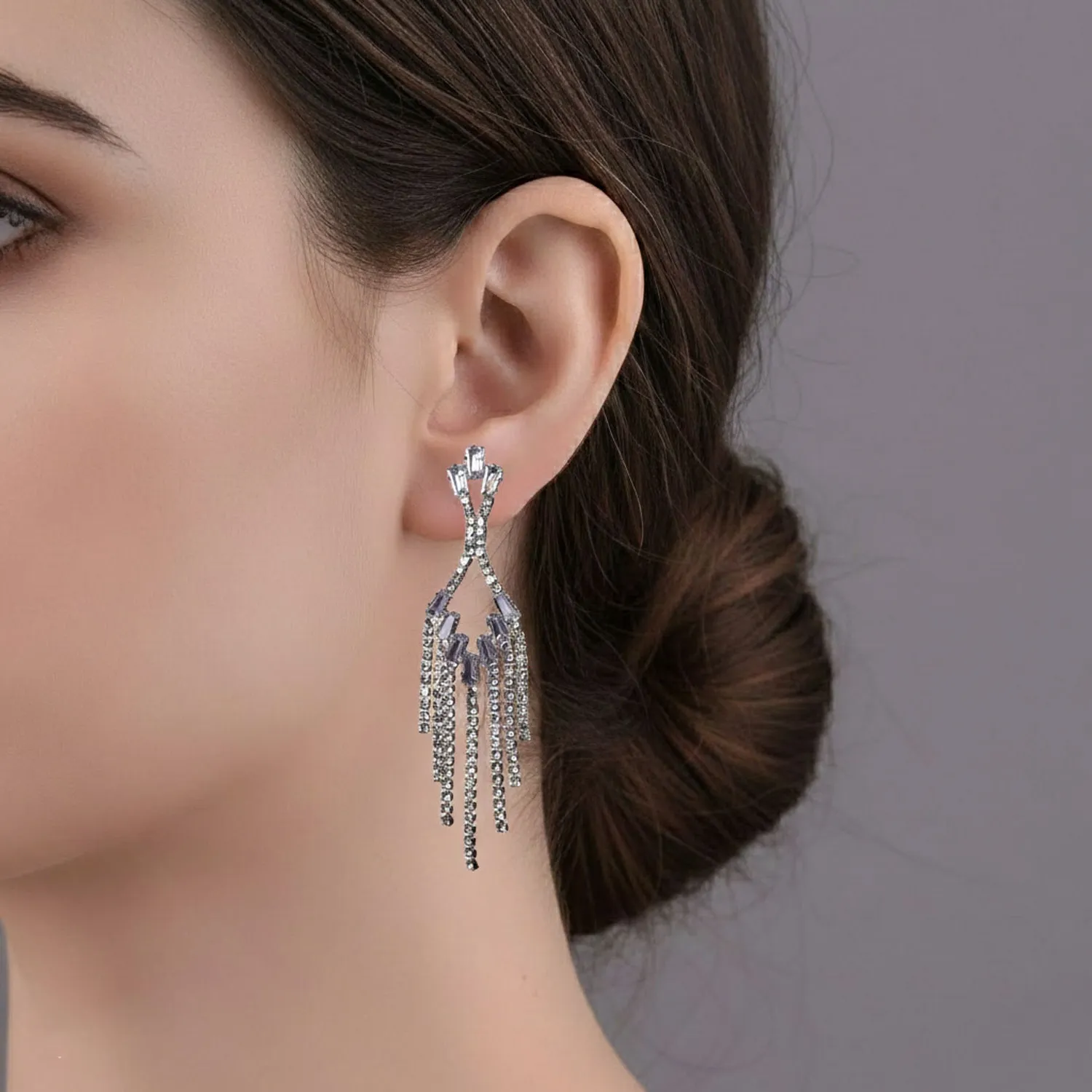 Chandelier Tassel Drop Earrings