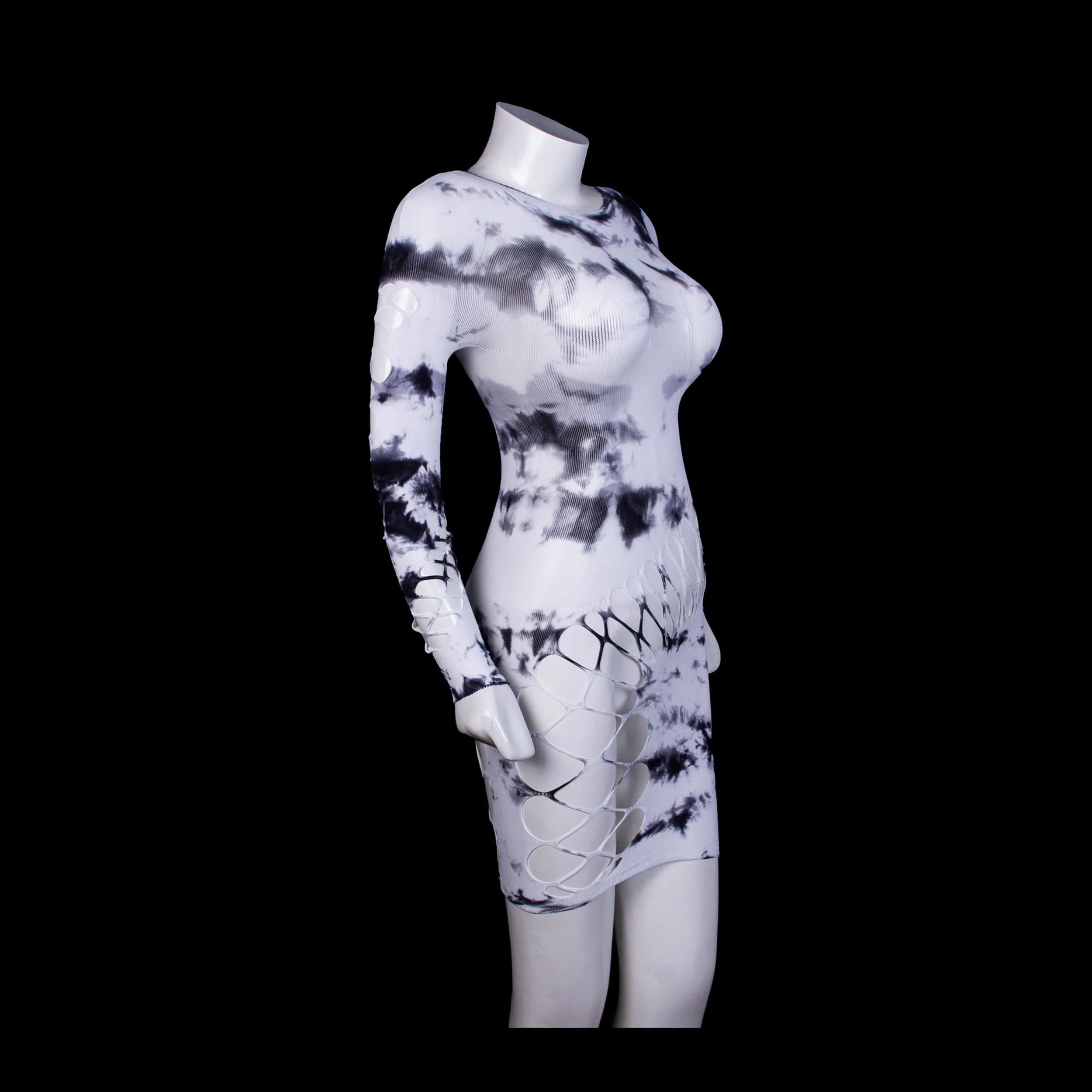 Tie-dye BodyStocking Mini Dress