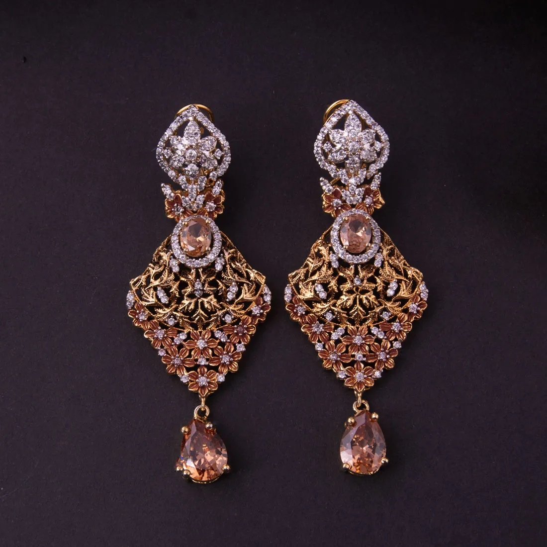 Floral Kundan Bridal Jewelry Set