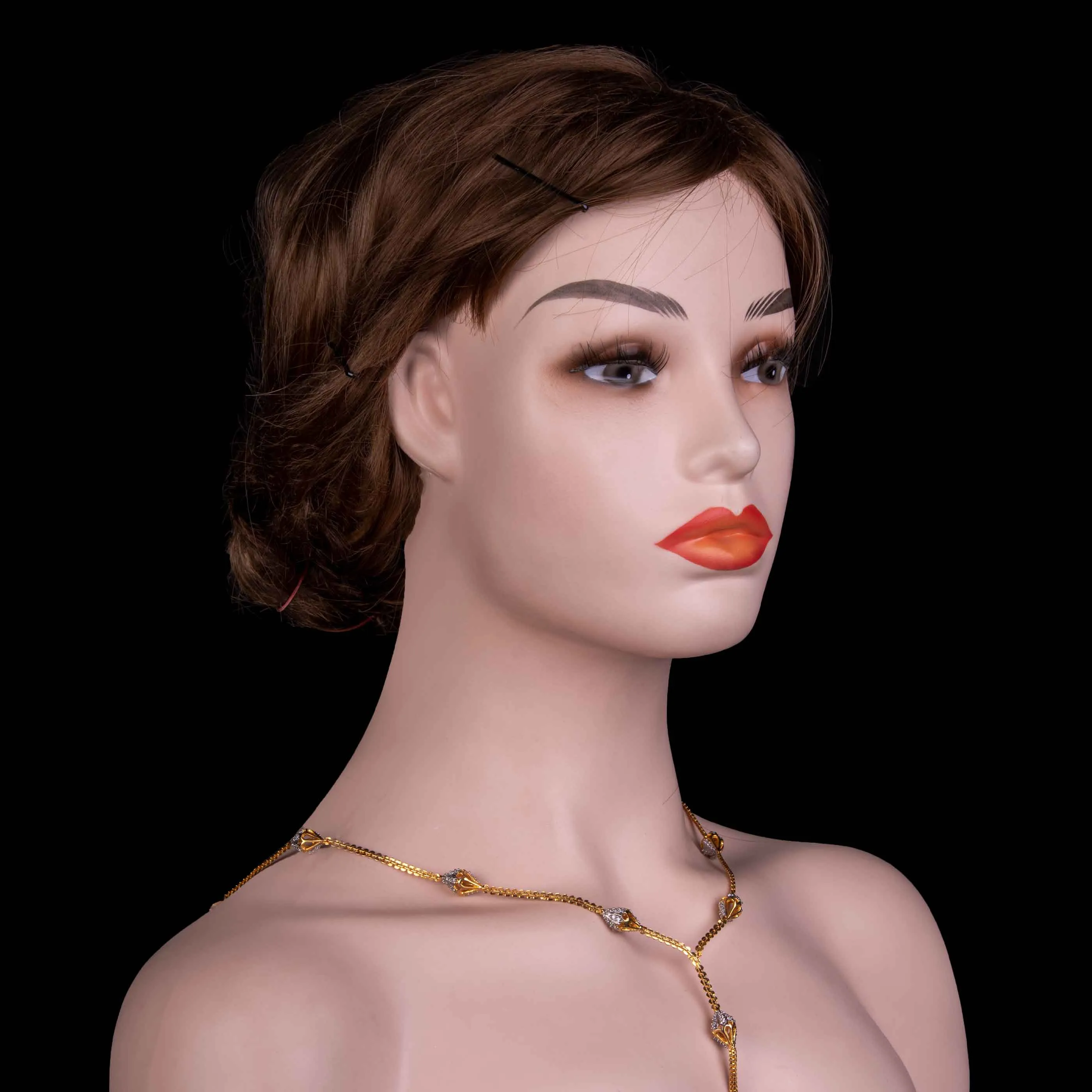 Leaf Dewdrop Mala Necklace