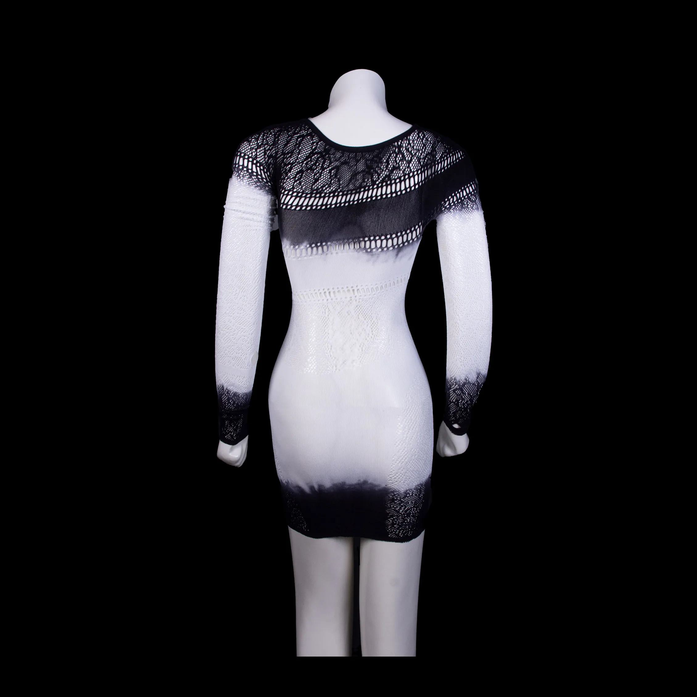 Shadow Fade BodyStocking Mini Dress