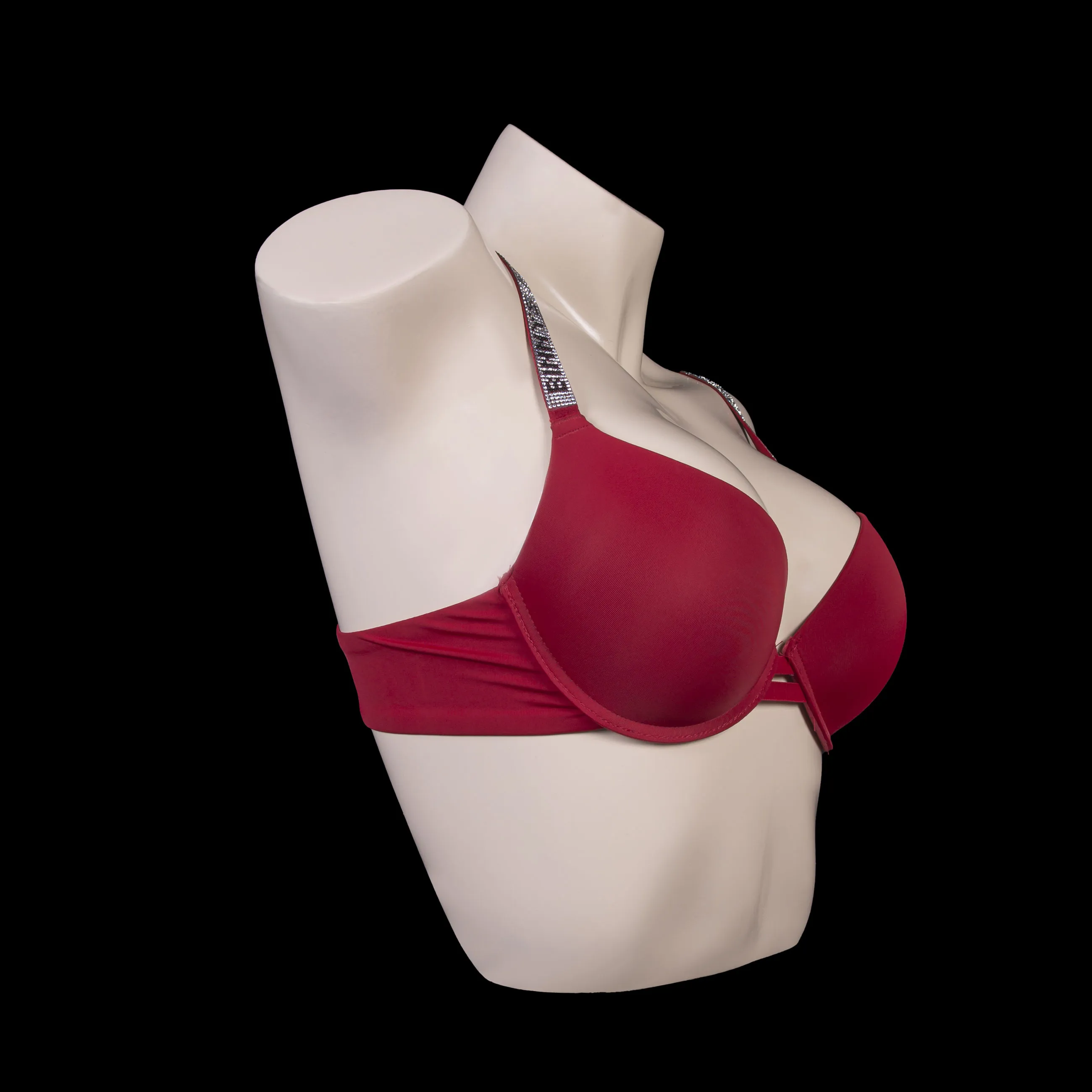 Wired Push Up Glam Strap Bra