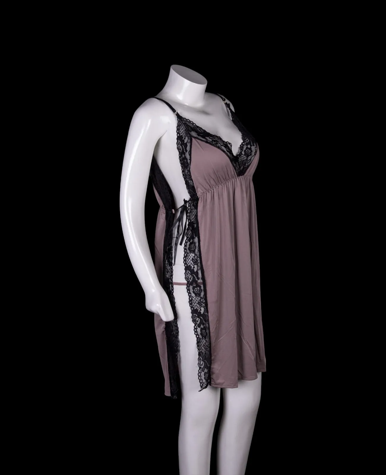 Mauve Color Babydoll Nightgown