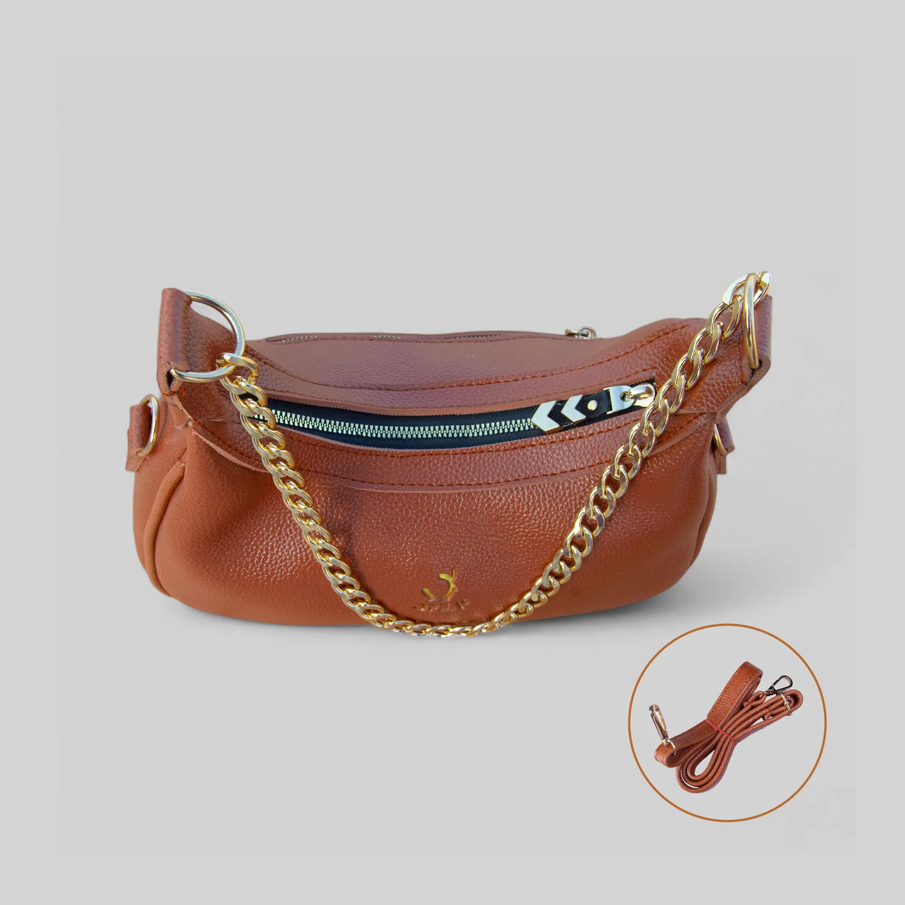 Classic Leather Chain Shoulder Bag