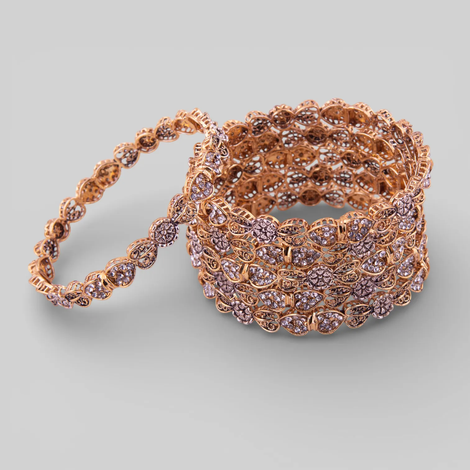 Gold Plated Bangles 942