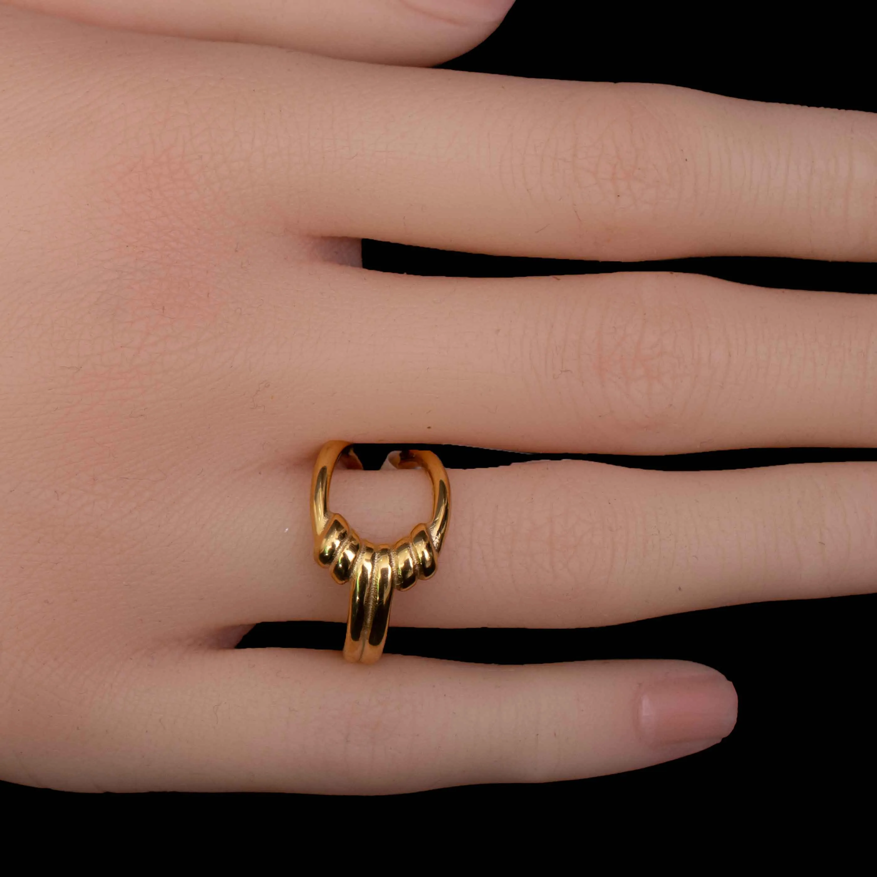 Gold Plated Engagement Ring For Girls