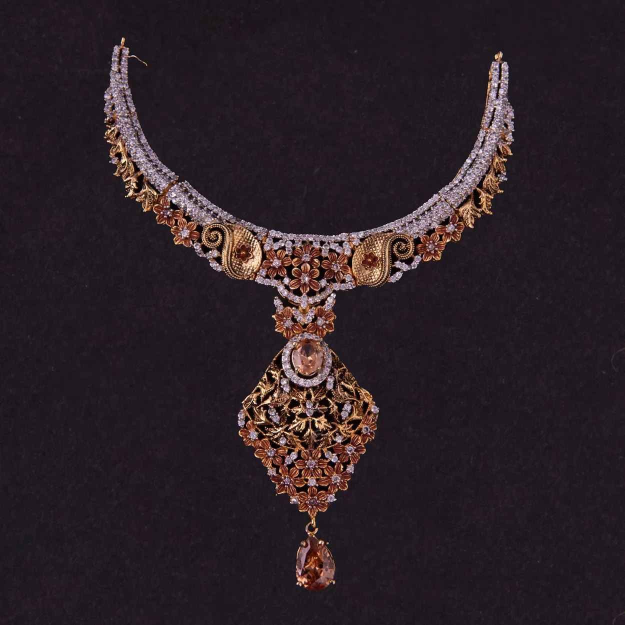 Floral Kundan Bridal Jewelry Set