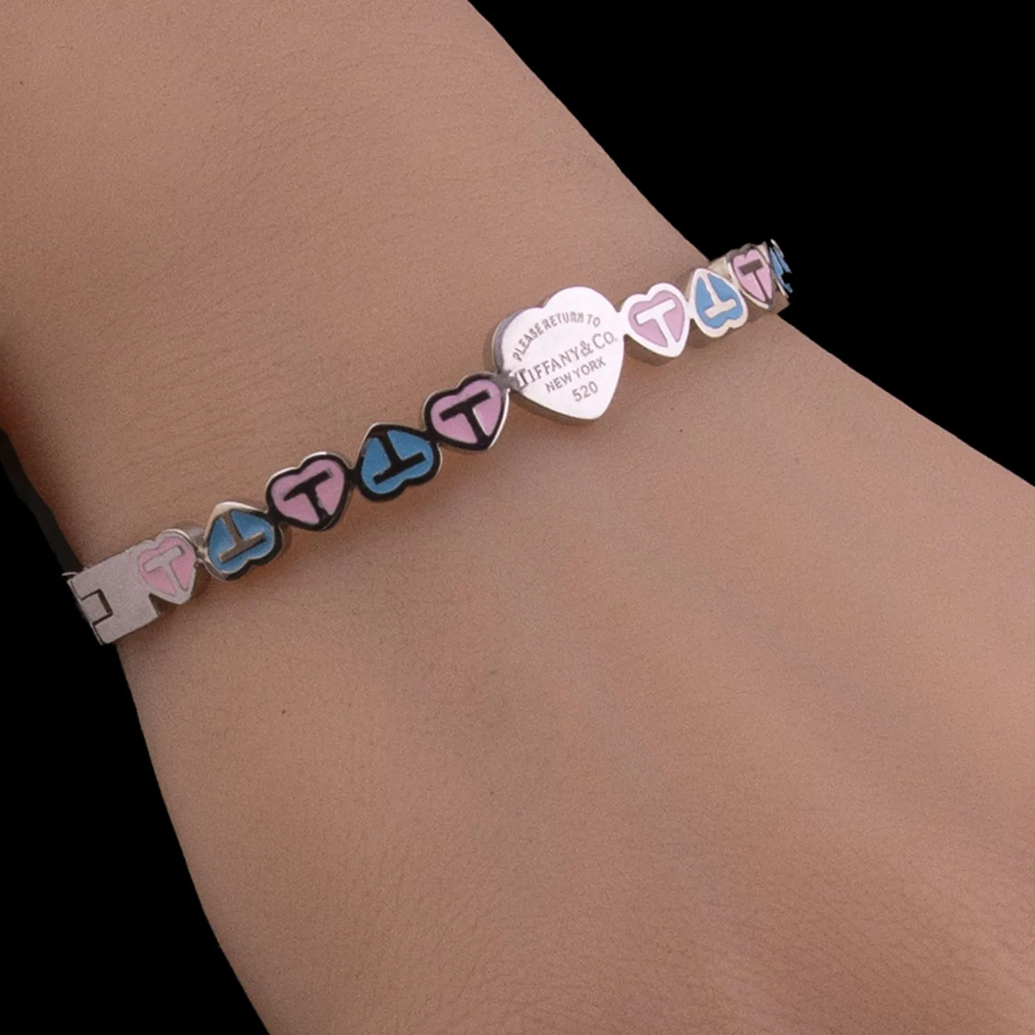 Tiffany Heart Shaped Cuff Bracelet