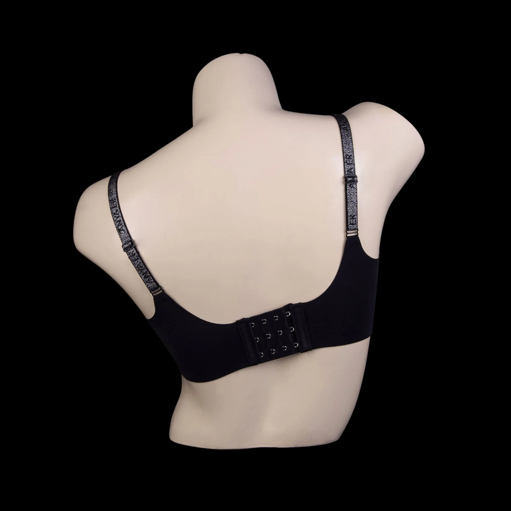 Black Padded T Shirt Bra 985