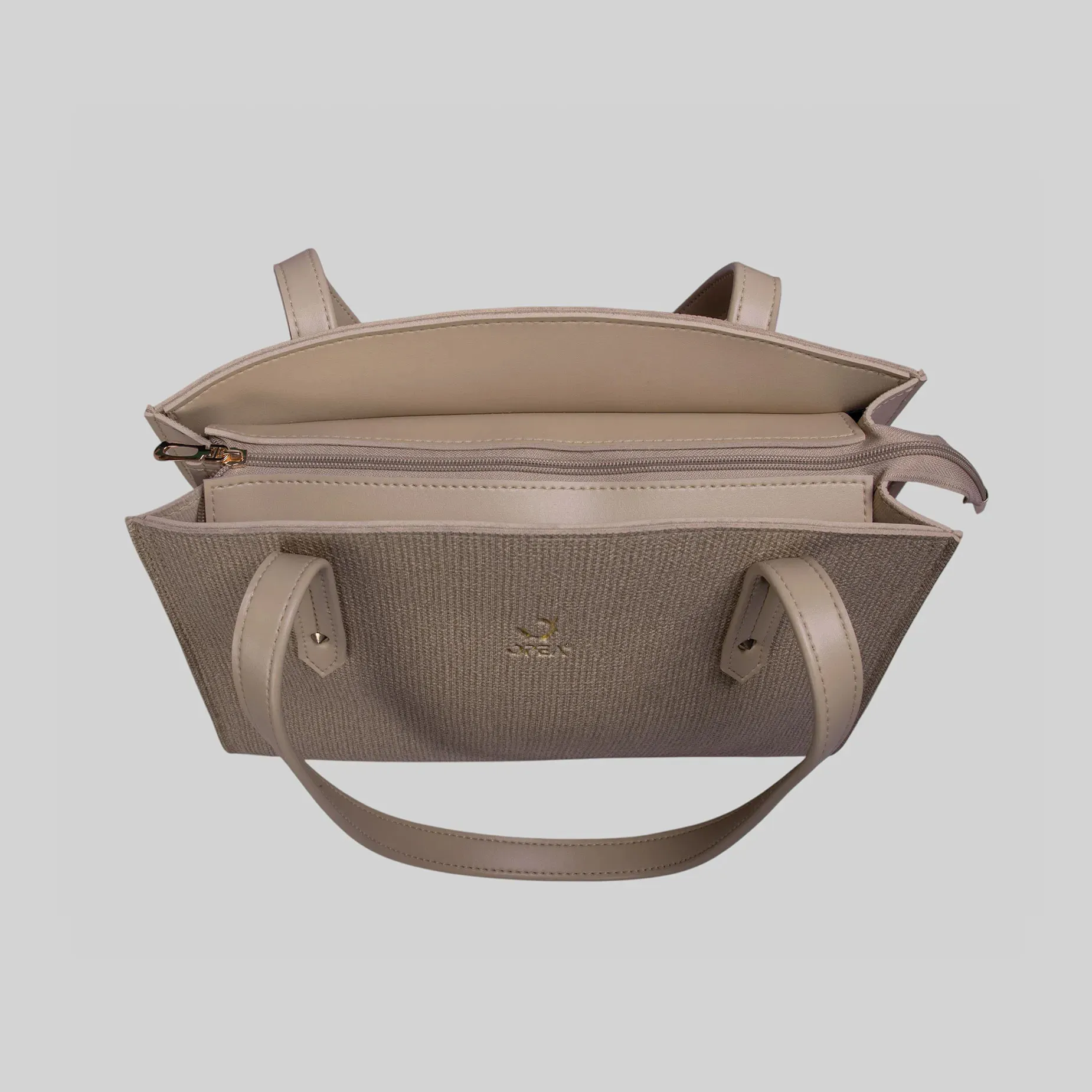 Opea Black Color Top Handle Shoulder Bag